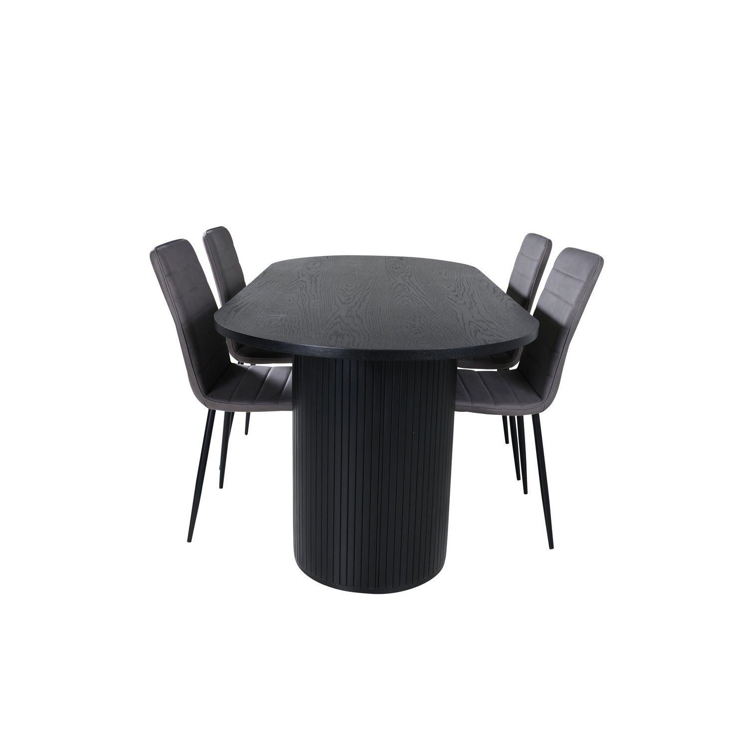 Spisegruppe Venture Home Bianca med 4 Walerina Stoler