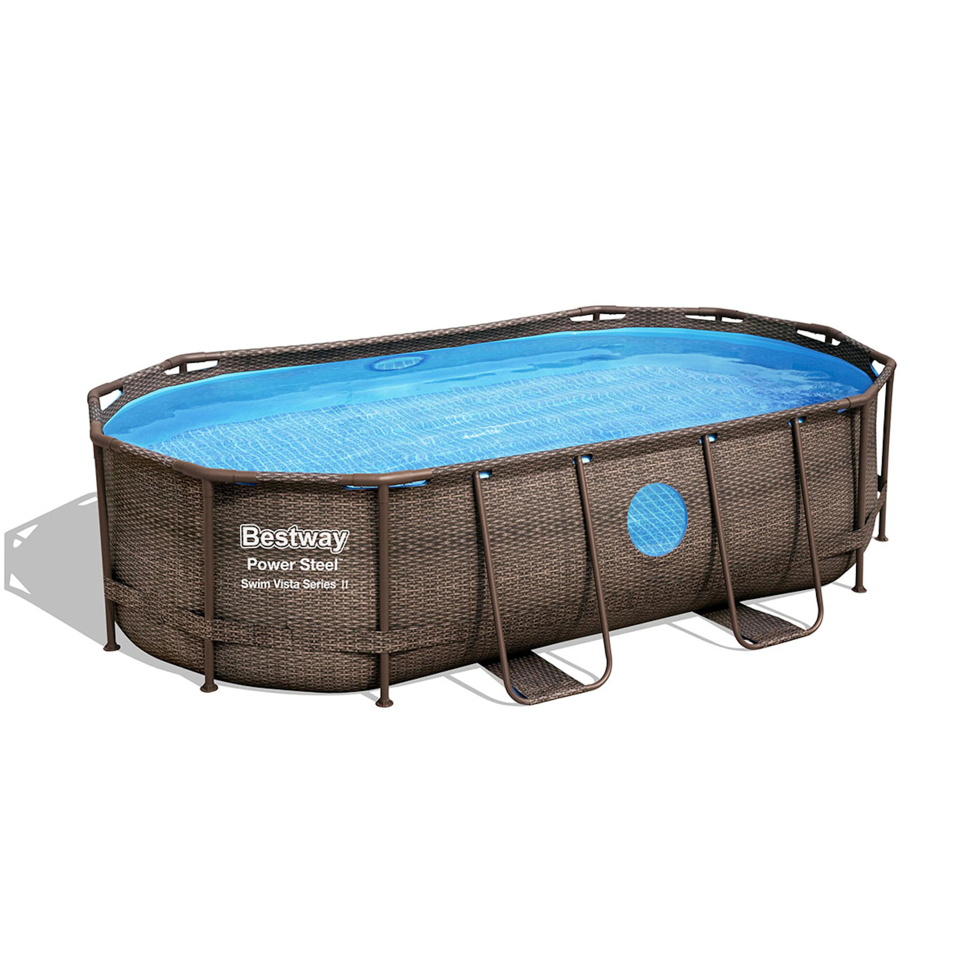 Bassengpakke Bestway Power Steel Swim Vista ll 4,27 x 2,5 m