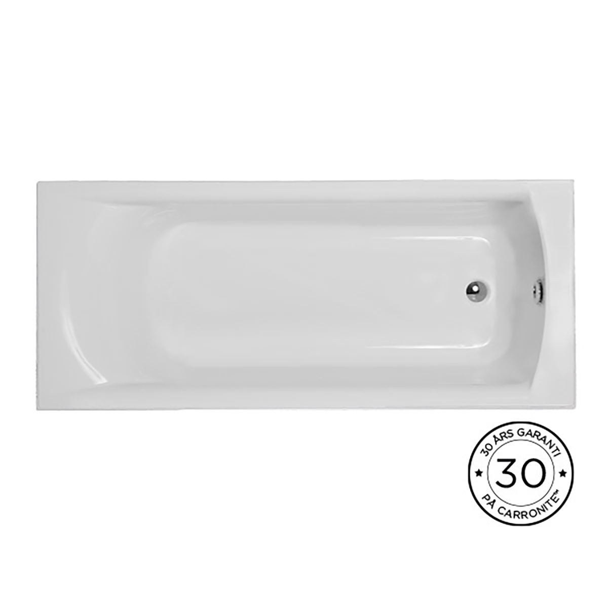 Badekar Strømberg Delta 1700x750 mm