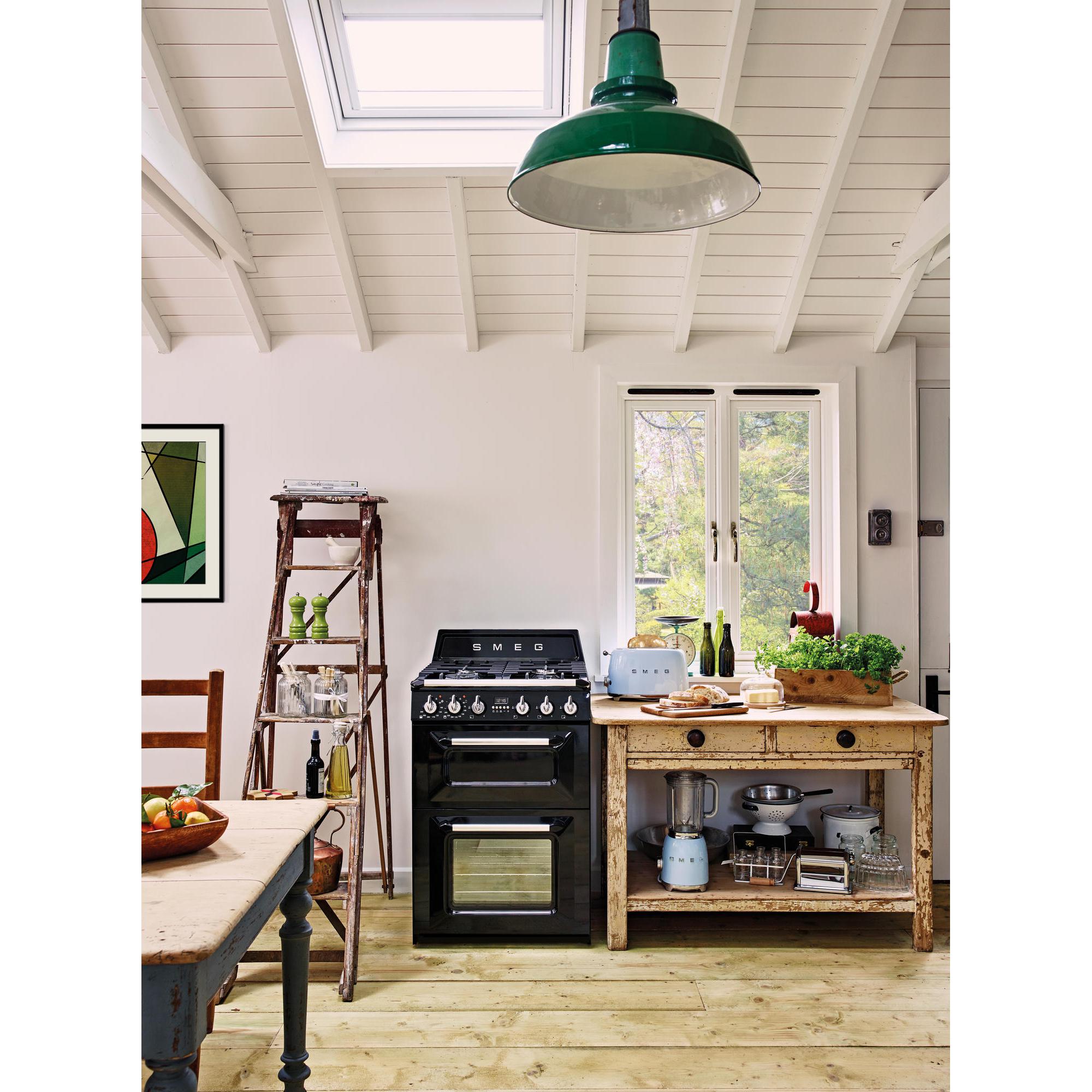 Smeg Gasspis Victoria TR62BL Sort
