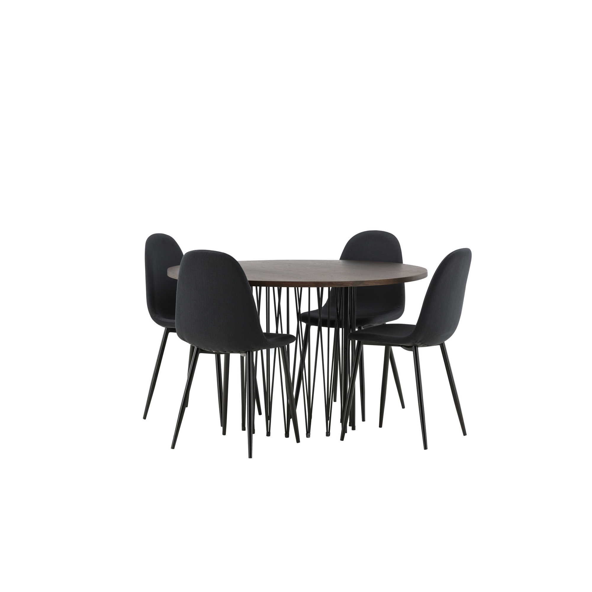 Spisegruppe furniture/fashion Stone med 4 Polar Stoler