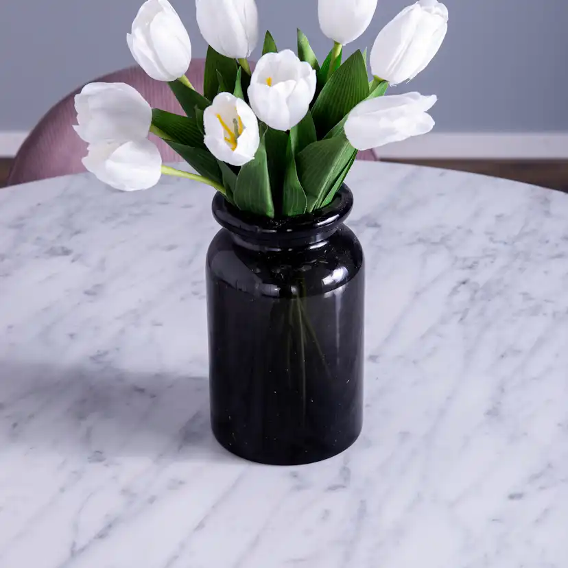 Spisegruppe Venture Home Estelle Rundt med 4 Valentina Stoler