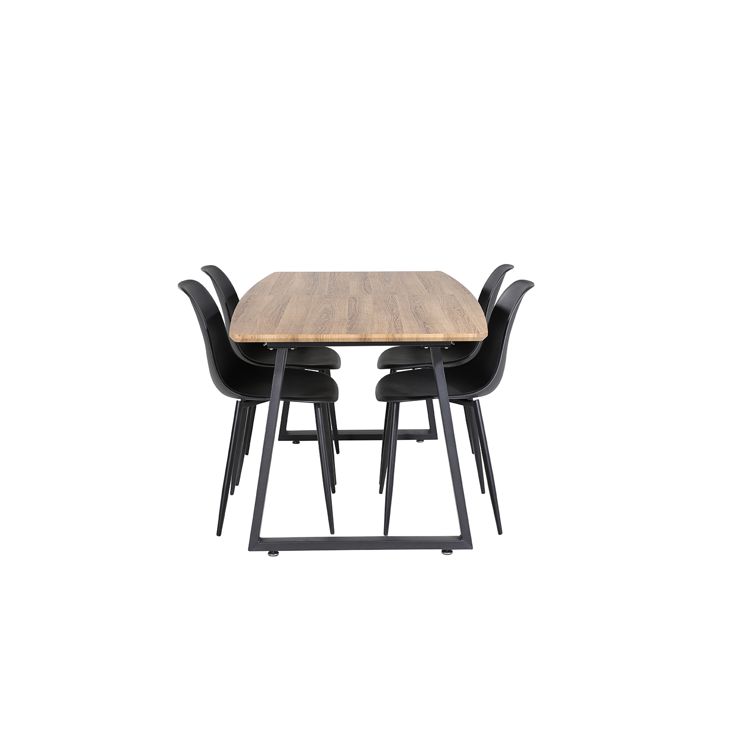Spisegruppe Venture Home Ina med 4 Pop Stoler