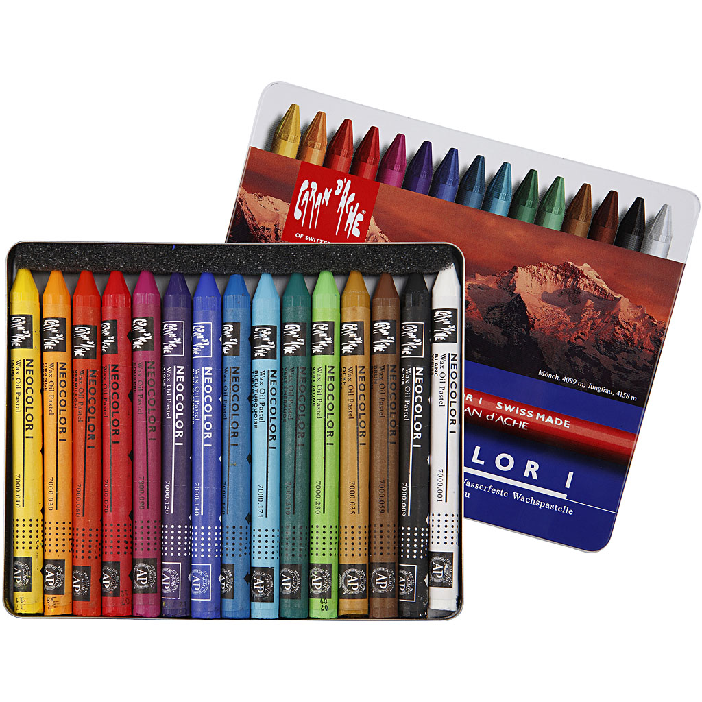 Fargekritt Creativ Company Neocolor i Ass Farger 10 cm 1 Pk