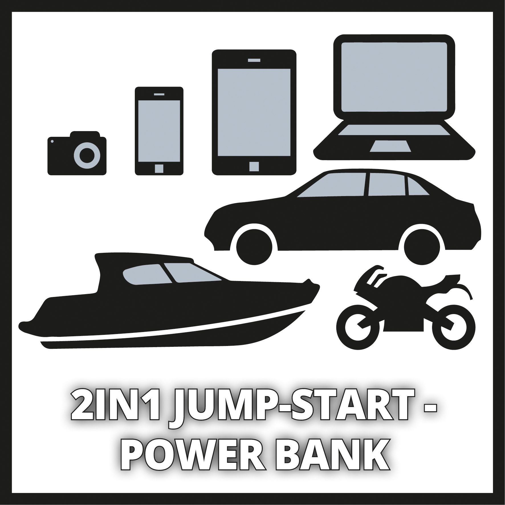 Starthjelp Einhell CE-JS 18/1 med Powerbank