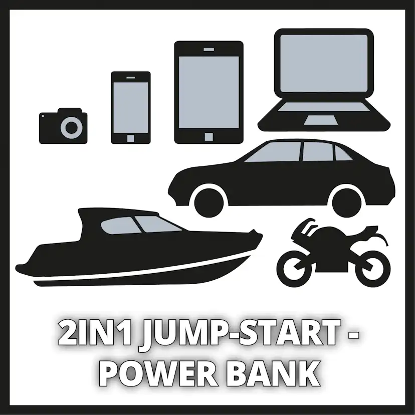 Starthjelp Einhell CE-JS 18/1 med Powerbank