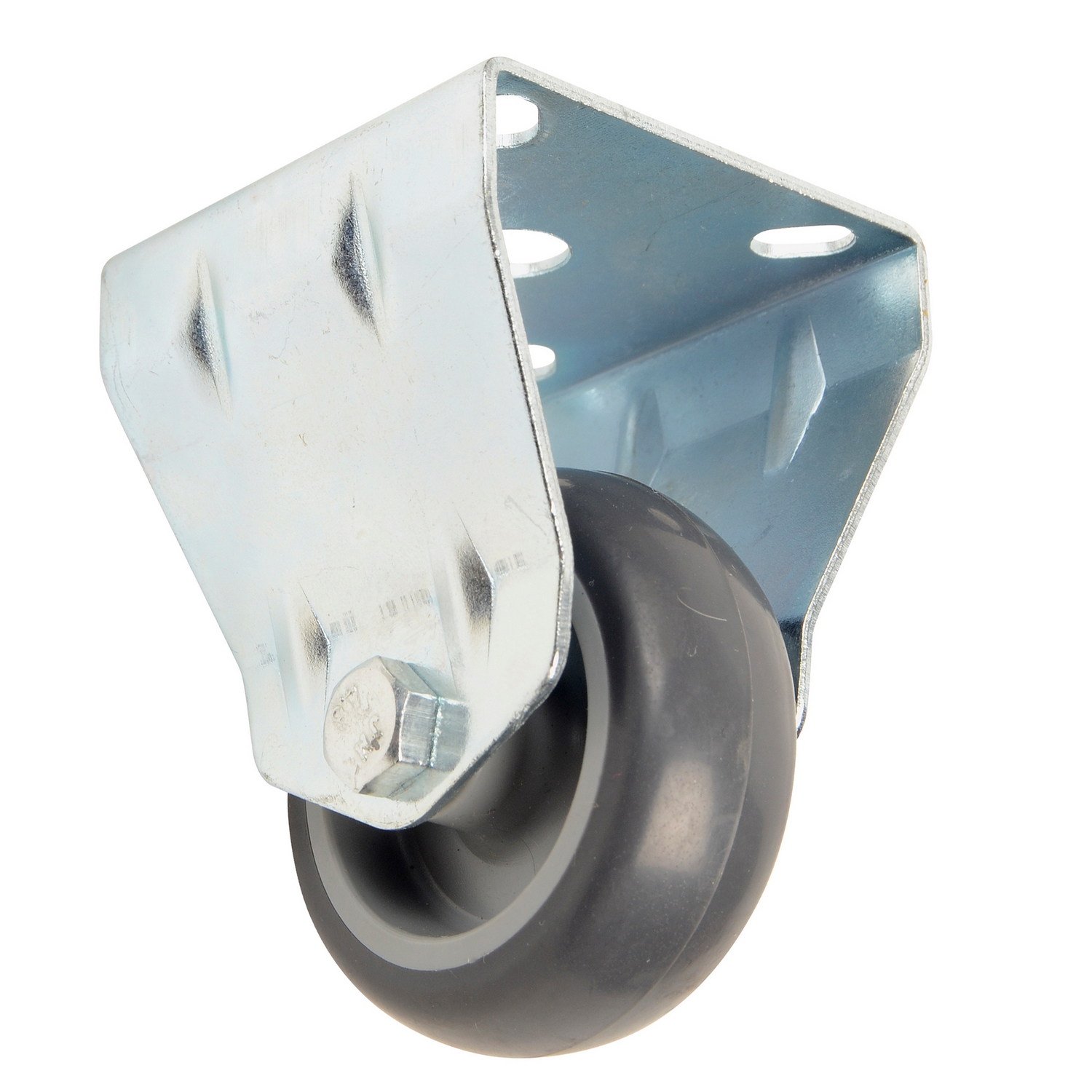 Møbelhjul Home it 50 mm Fast Sort Gummi