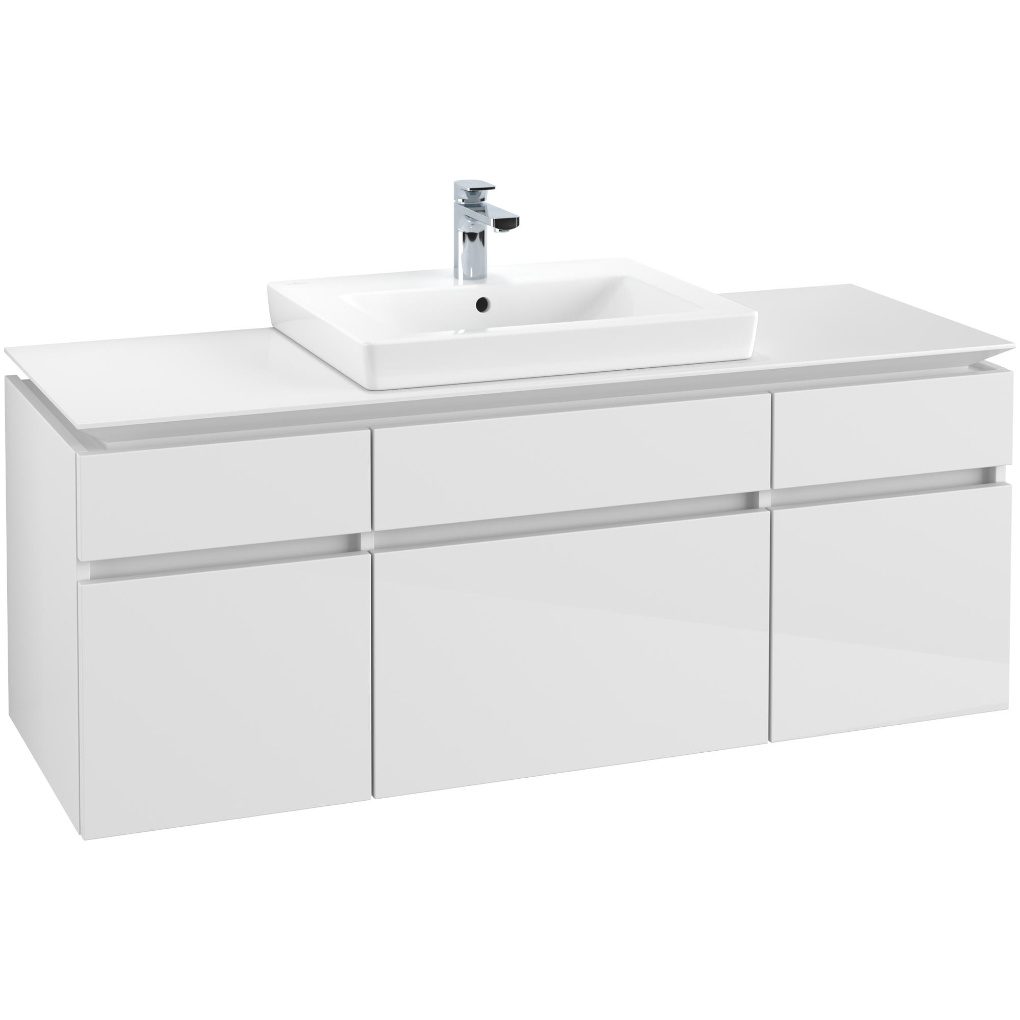 Tvättställsskåp Villeroy & Boch Legato med 5 Lådor för Tvättställ | badrum - badrumsmobler - tvattstallsskap-och-kommod | KakelKungen