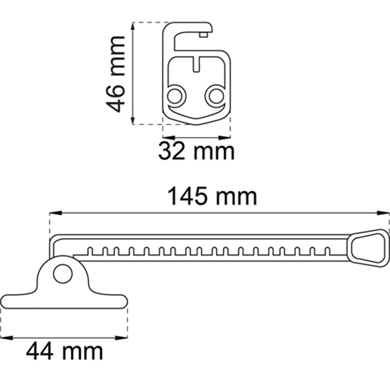Vindusholder Habo 1224-2