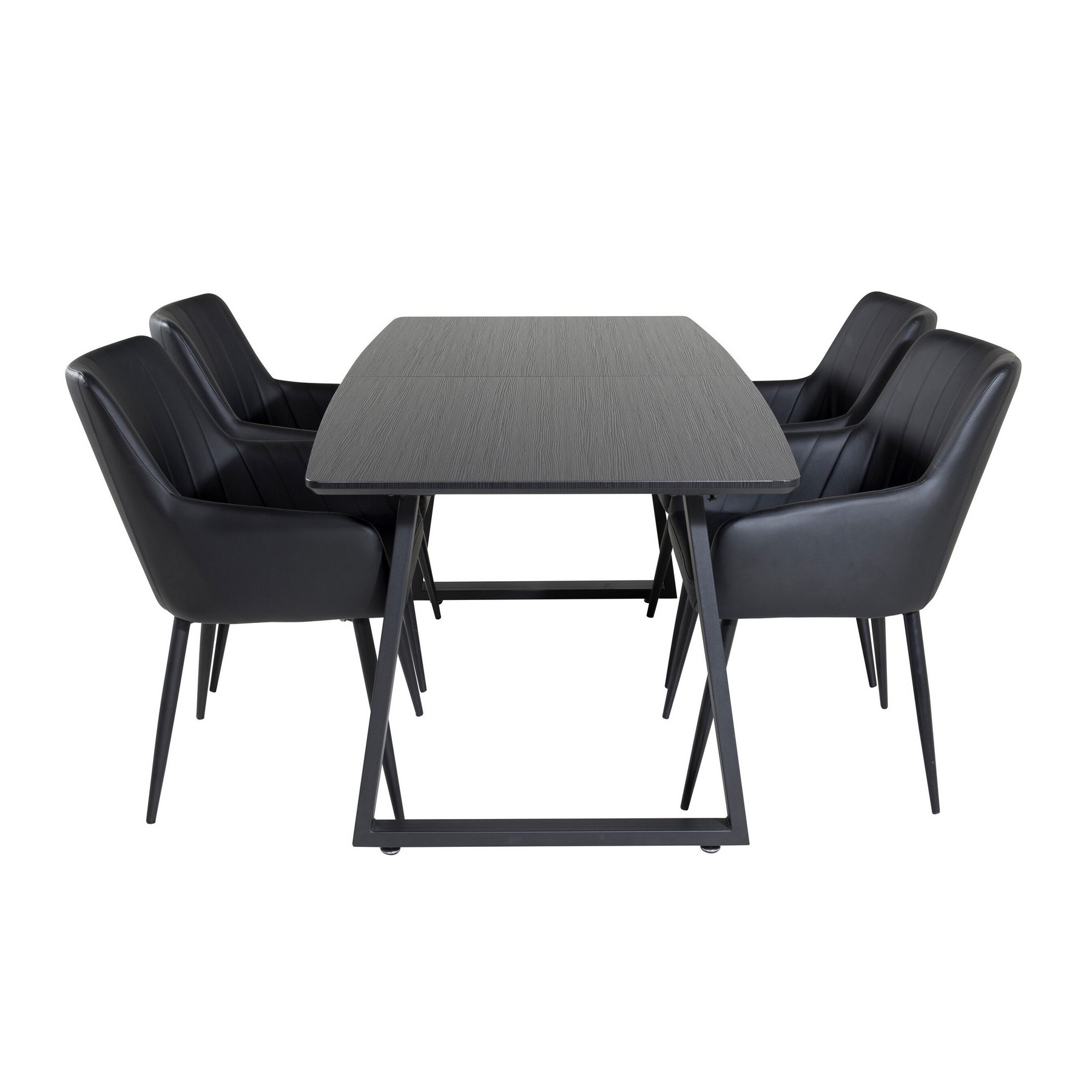 Spisegruppe Venture Home Inca med 4stk Comfort Stoler