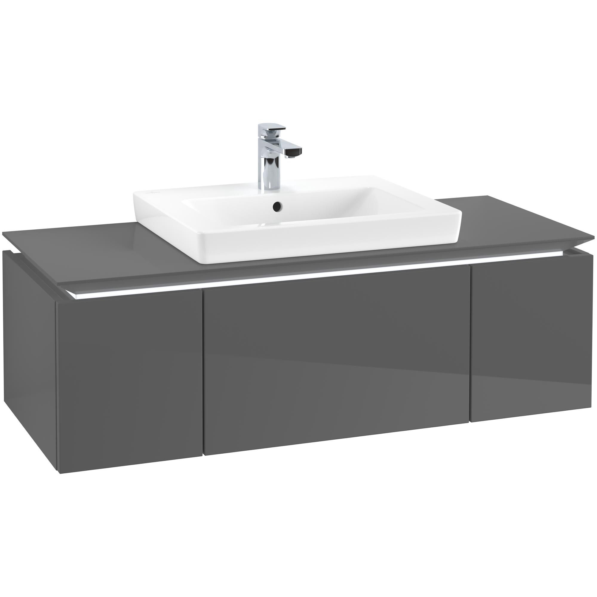 Tvättställsskåp Villeroy & Boch Legato Kompakt med 3 Lådor för Tvättställ | badrum - badrumsmobler - tvattstallsskap-och-kommod | KakelKungen