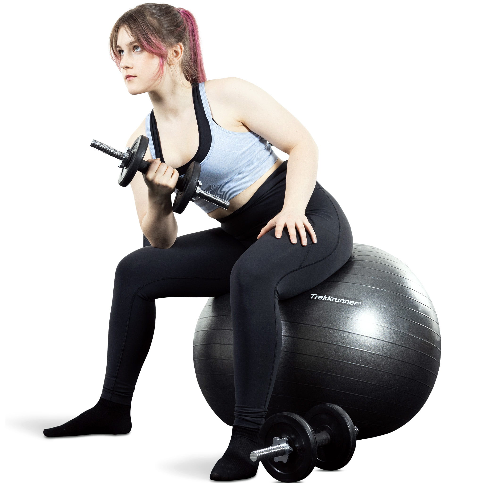 Pilatesball Trekkrunner 75 cm