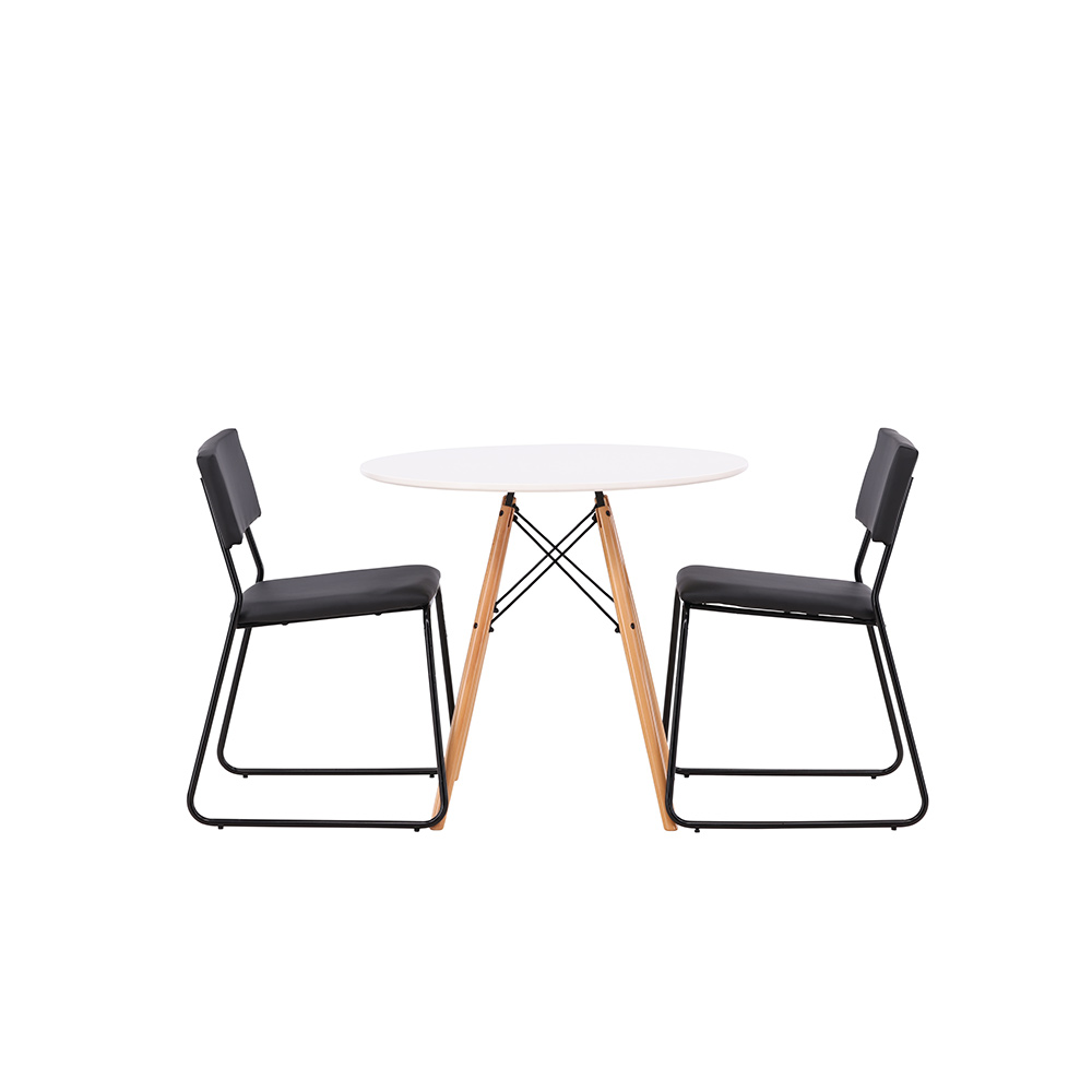 Spisegruppe Venture Home Danburi Ø 60 cm med 2 Kenth Stoler