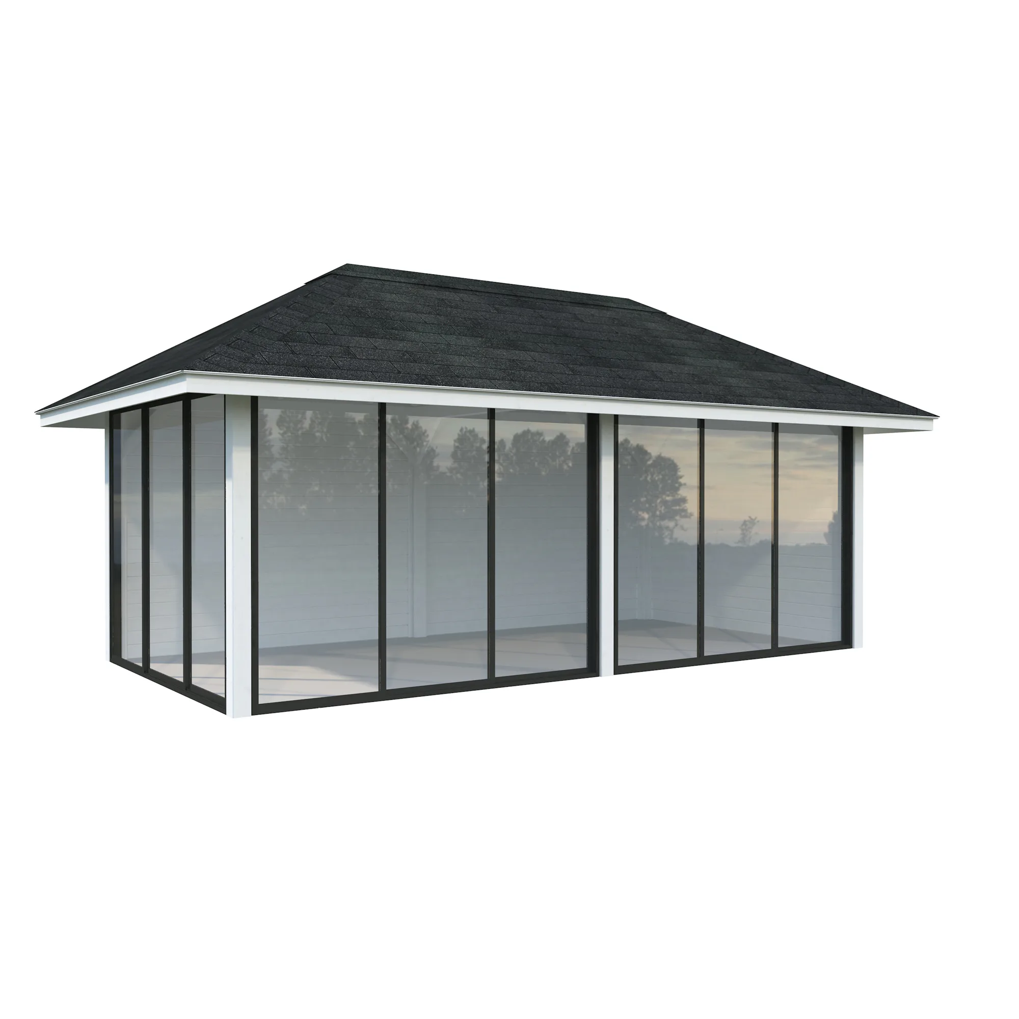 Hagestue Palmako Bianca 16,6 m2 Sett 202 Slide