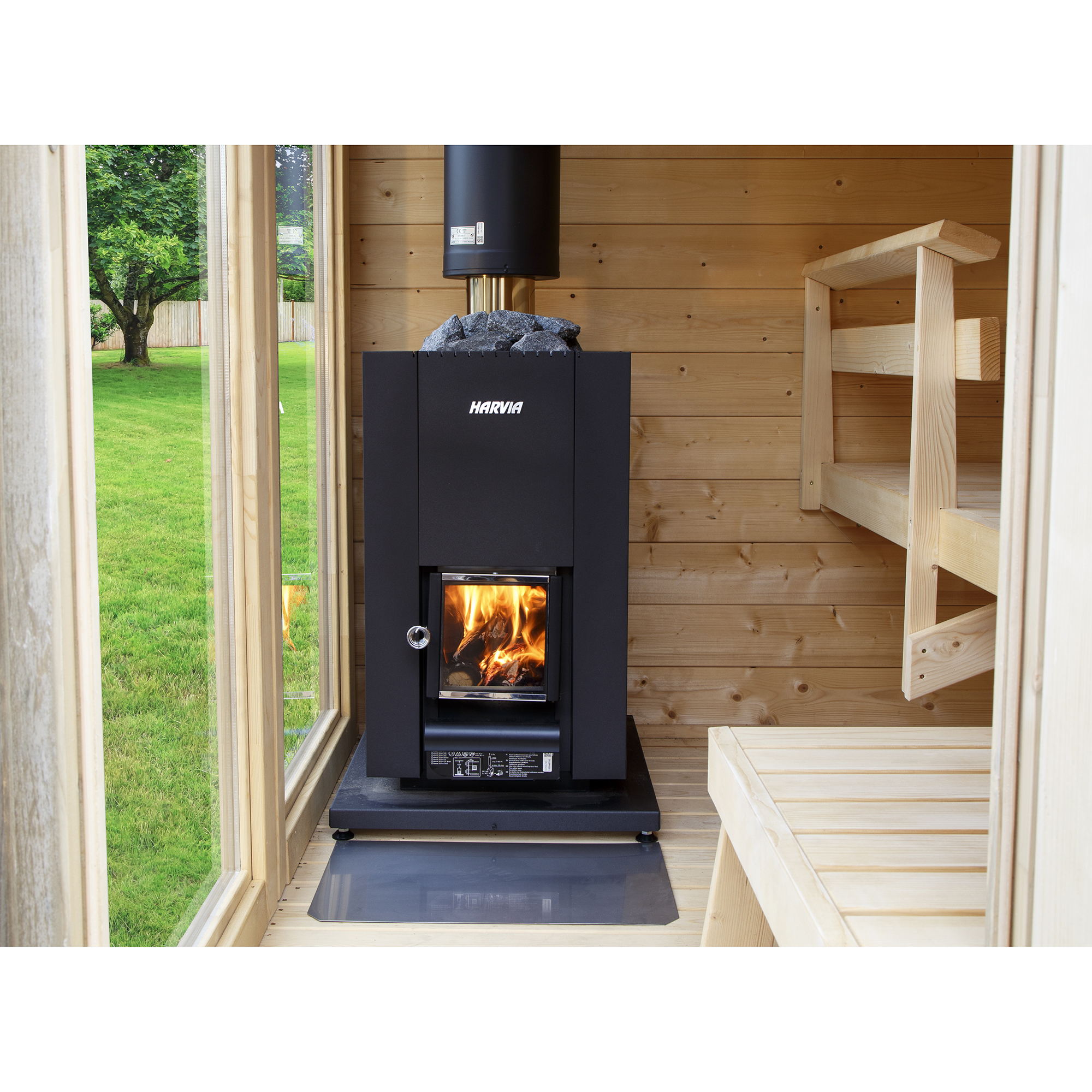 Badstuovn Harvia Linear 18 Compact Black