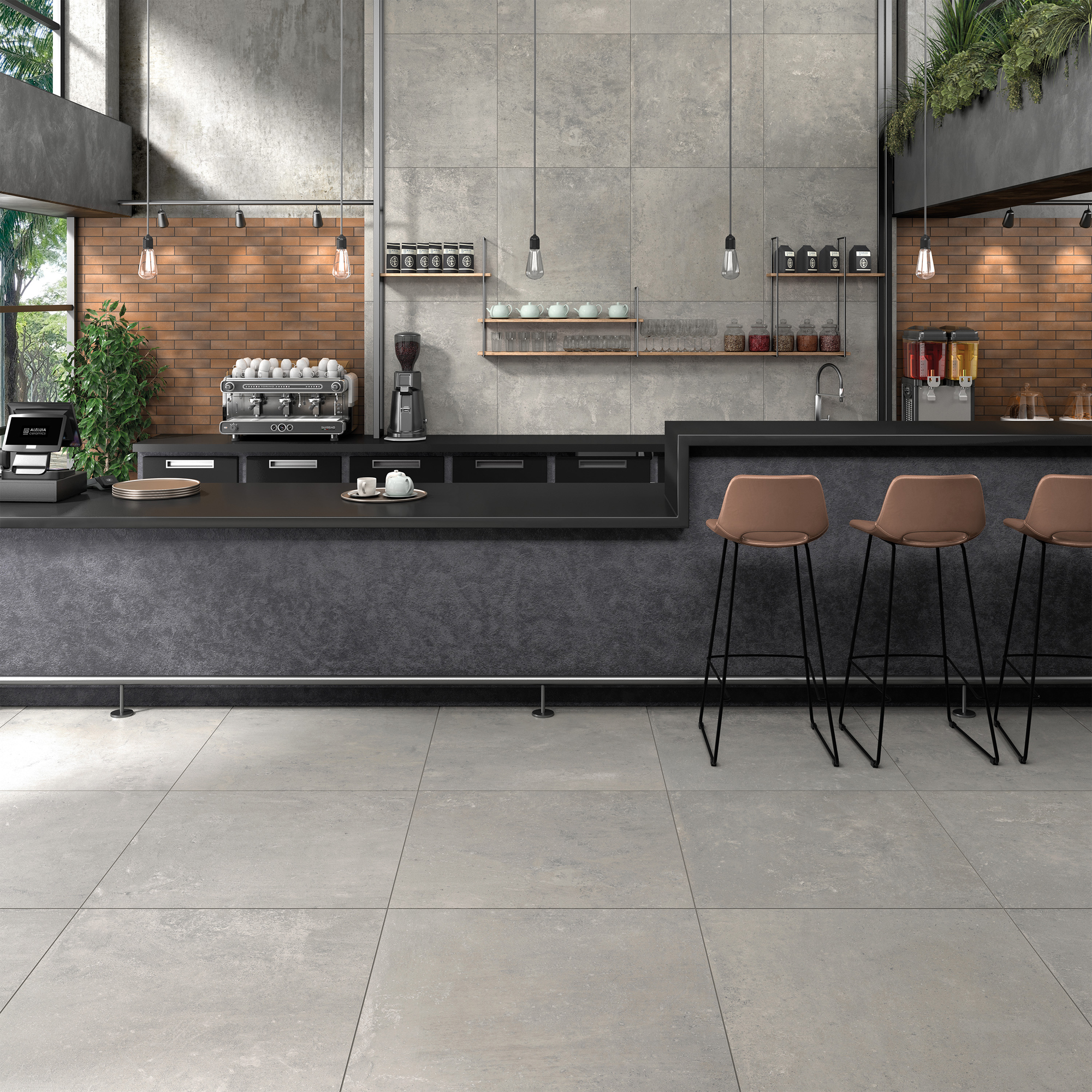 Klinker Aleluia New Concrete Grey 60x60 cm