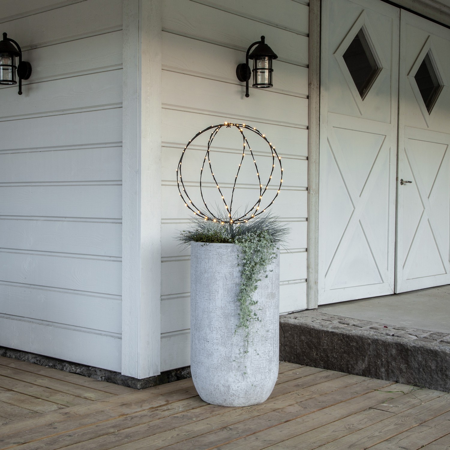 Utendørsdekorasjon Star Trading Sphere Kule B/O