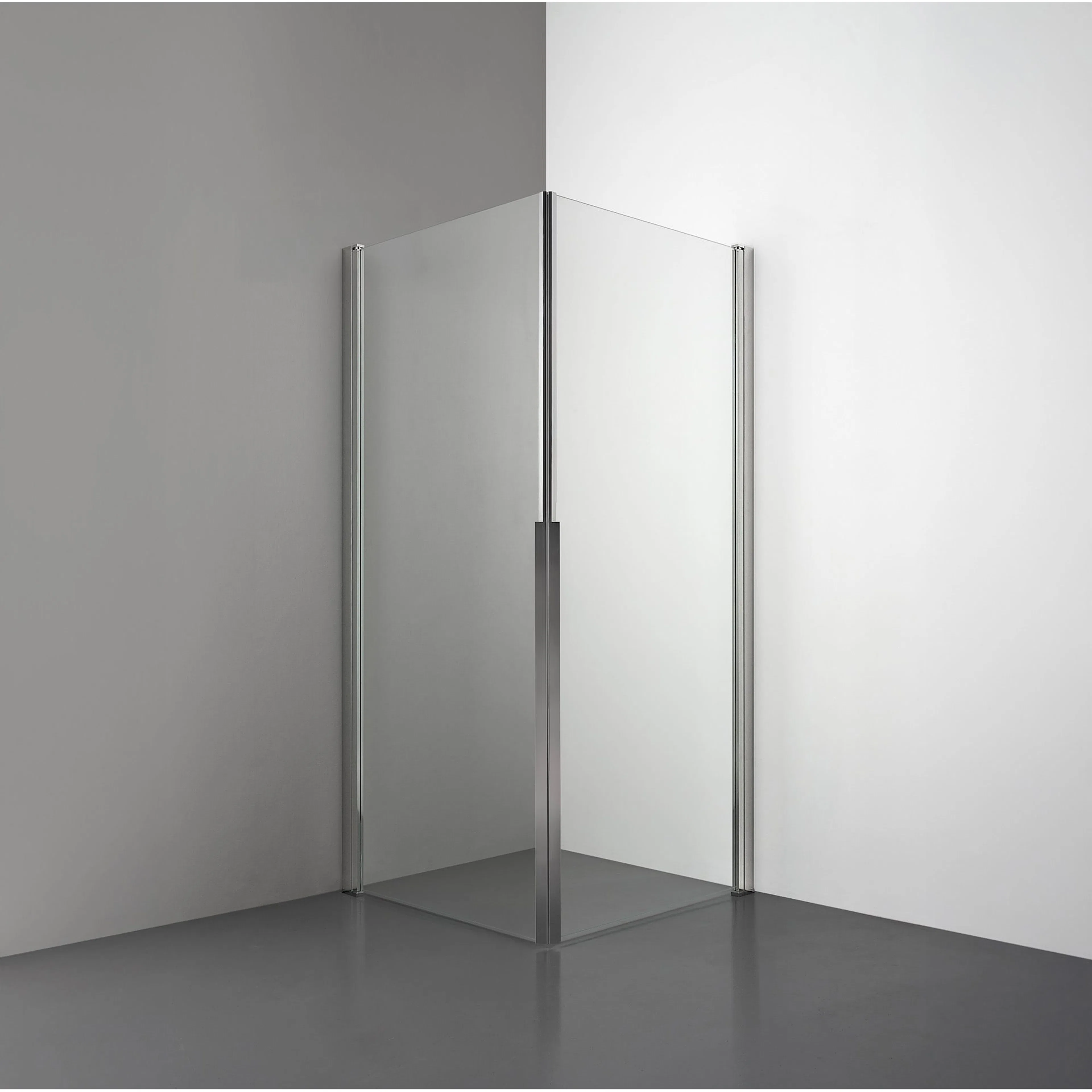 Duschhörn Rooh R3 Dörr+Dörr 800x900, Klarglas, Polerad Aluminium