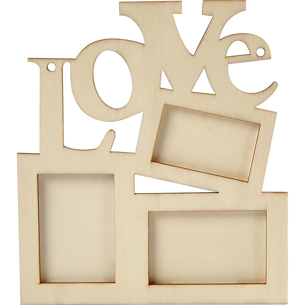 Ramme Creativ Company Str 19,7x16 cm Tykkelse 7 mm 10 St/1 Pk