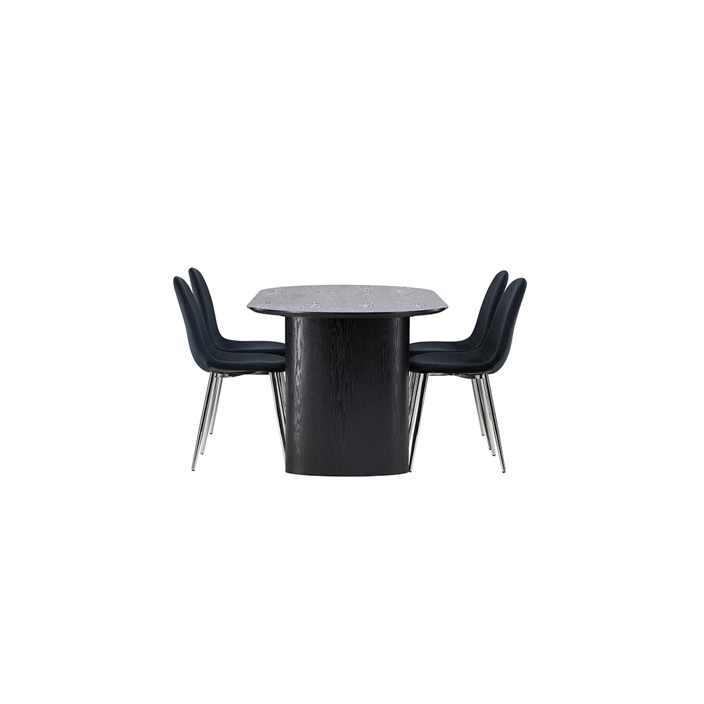 Spisegruppe Venture Home Isolde med 4 stk Polar Stoler