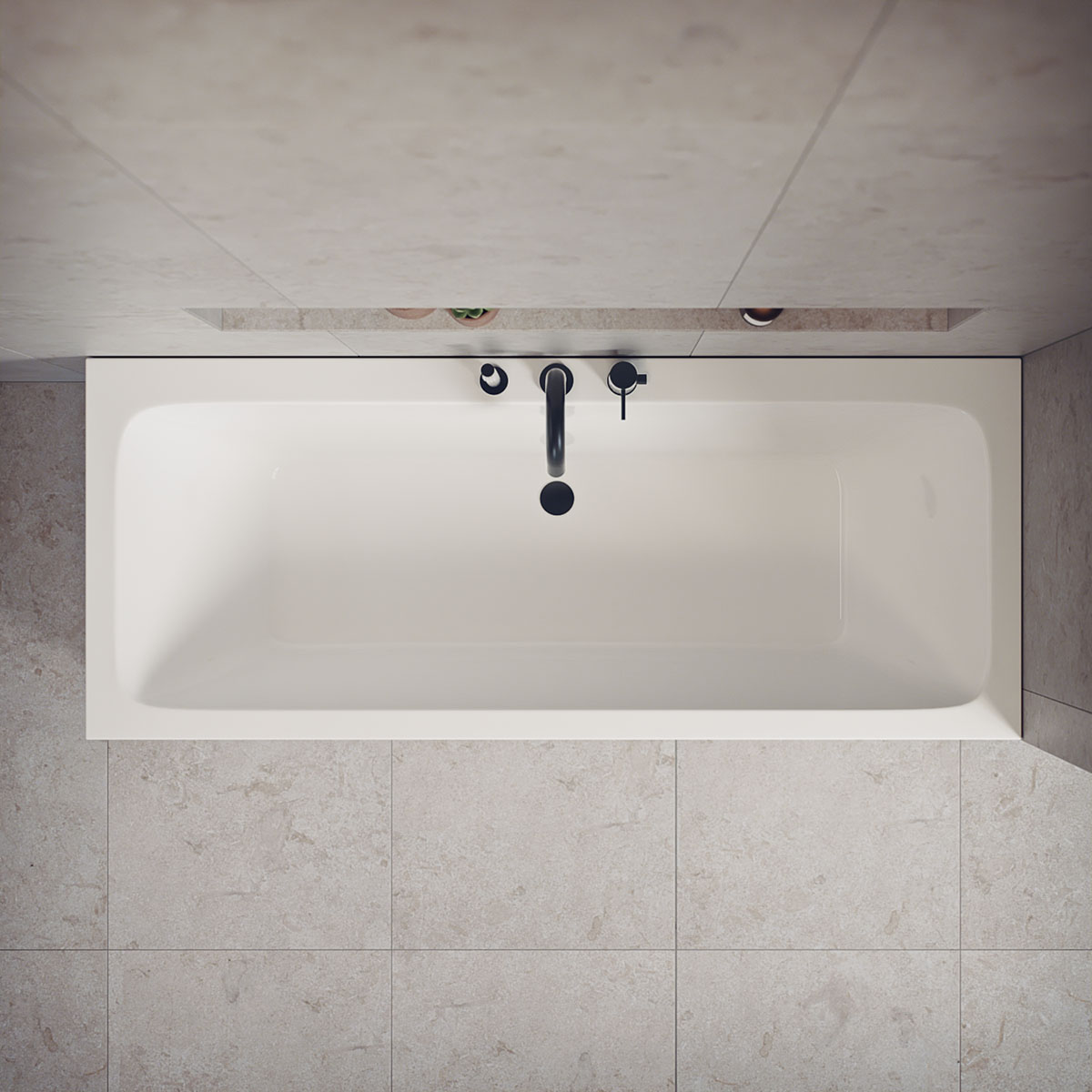 Saltholmen 1800x800x590 Vit Nordurit Liksidig Dubbel rygglut 1800x800x590 mm Hvit Nordurit Likesidet Dobbel