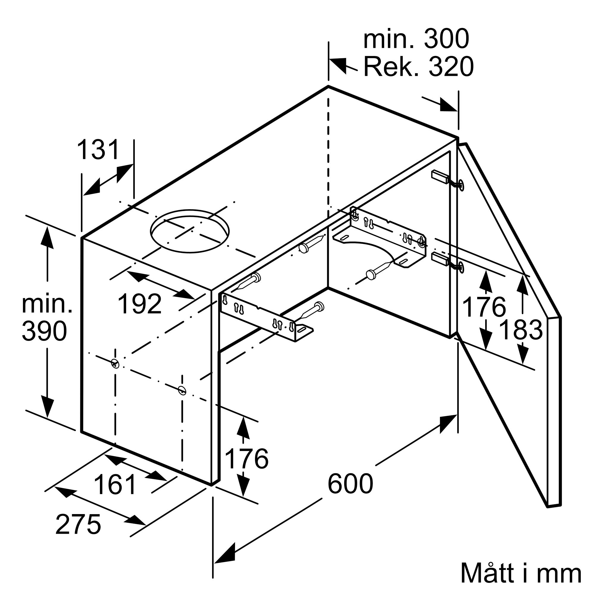 Kjøkkenvifte Bosch DFM064A53