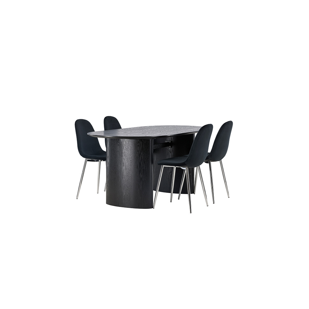 Spisegruppe Venture Home Isolde med 4 stk Polar Stoler