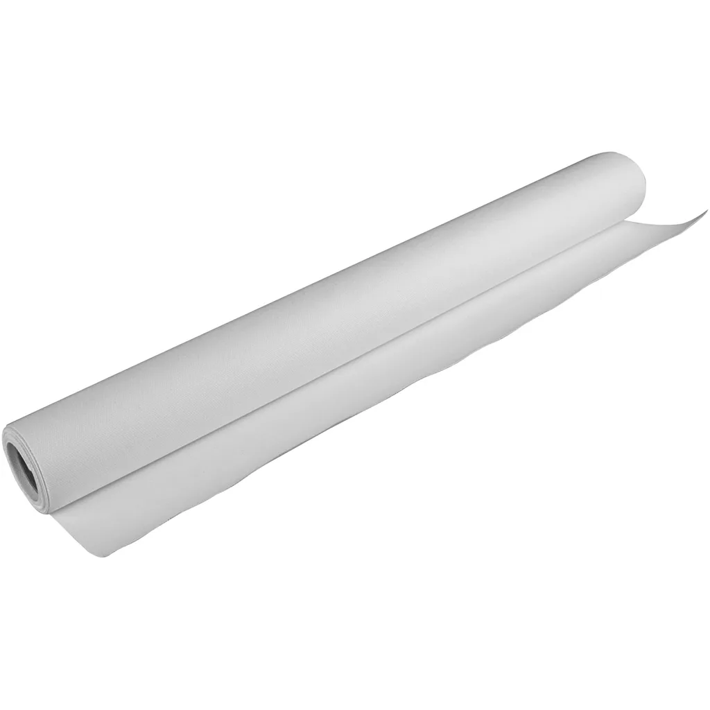 Malelerret Creativ Company på Rull B120 cm Hvit 5 m/1 Rl