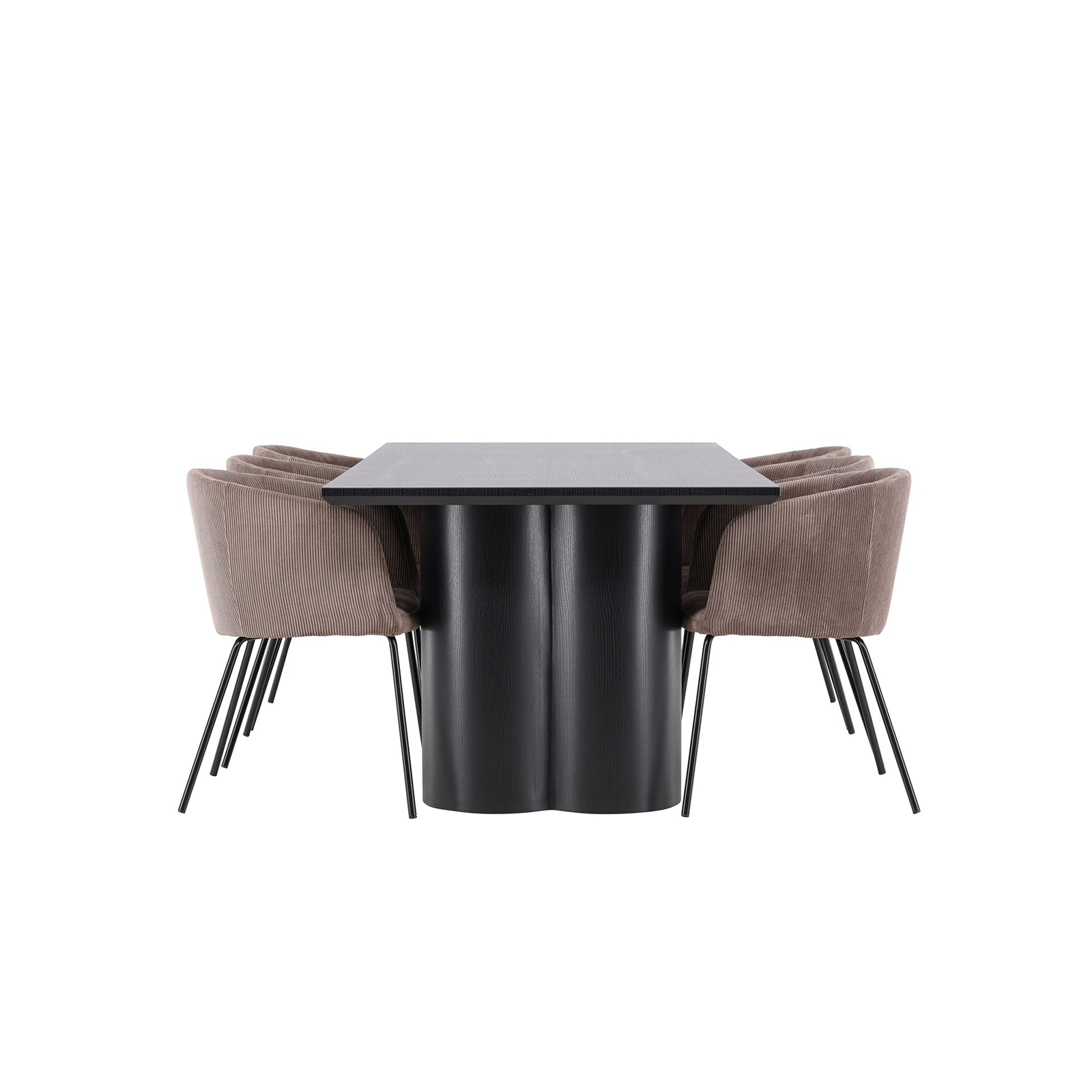Spisegruppe Venture Home Olivia 210 med 6 stk Berit Stoler