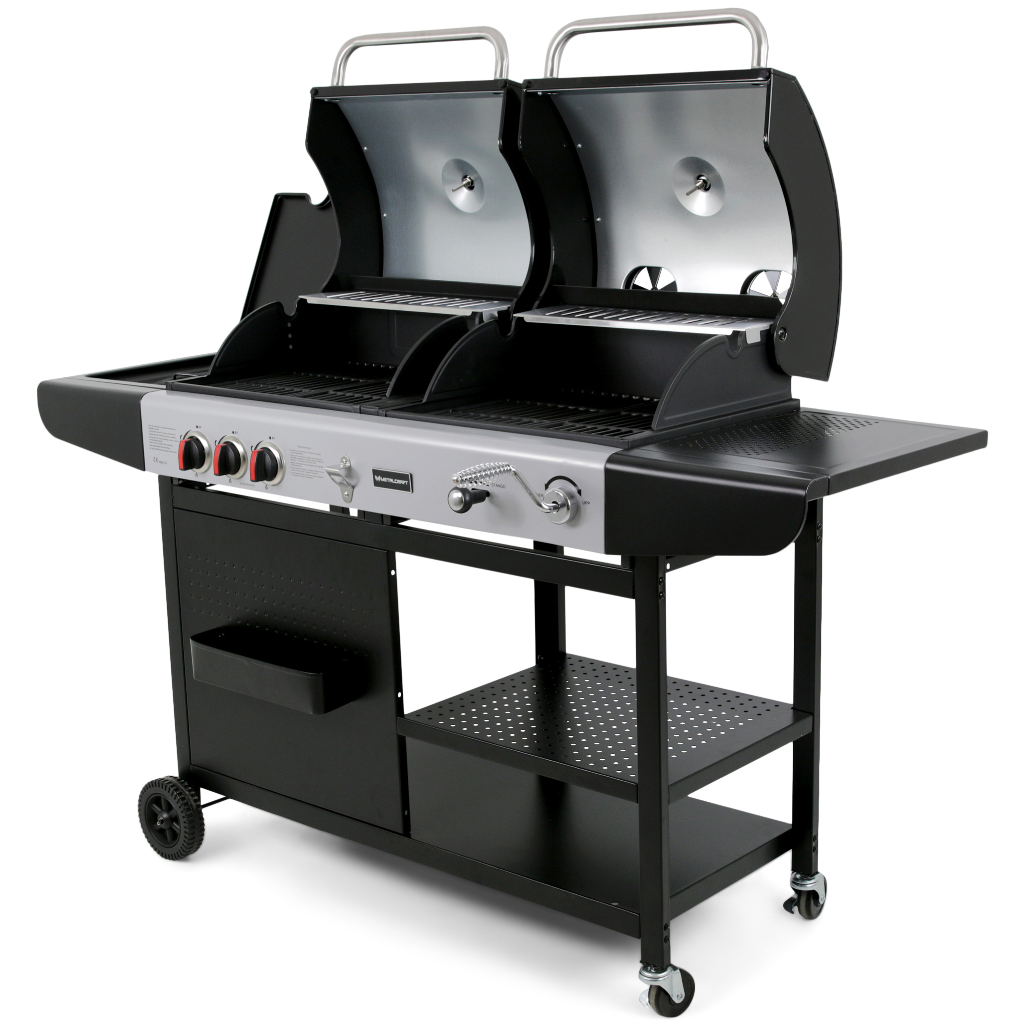 Gass/Kullgrill Metalcraft Kombinasjonsgrill Aurora