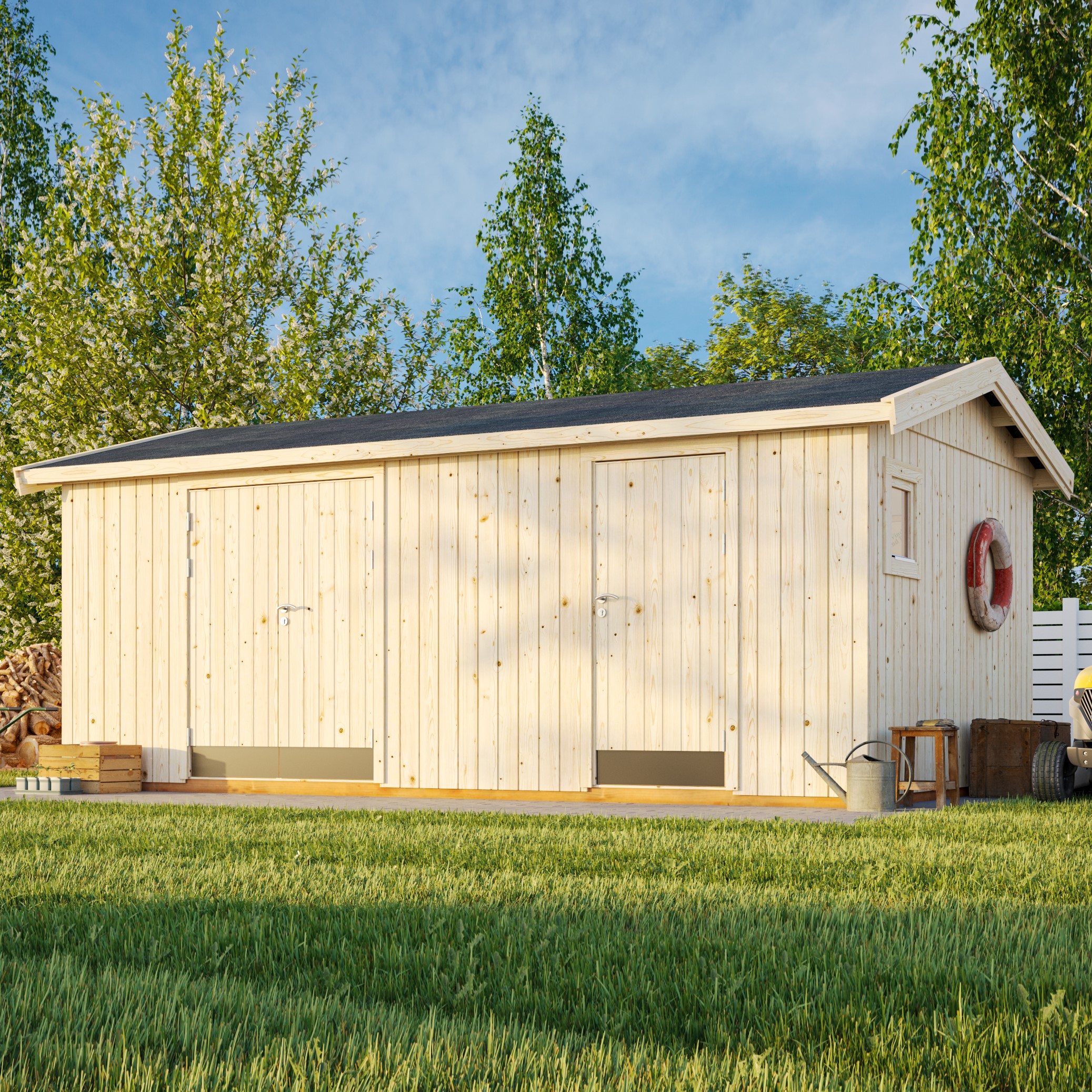 Redskapsbod Palmako Olaf 16,9 m2
