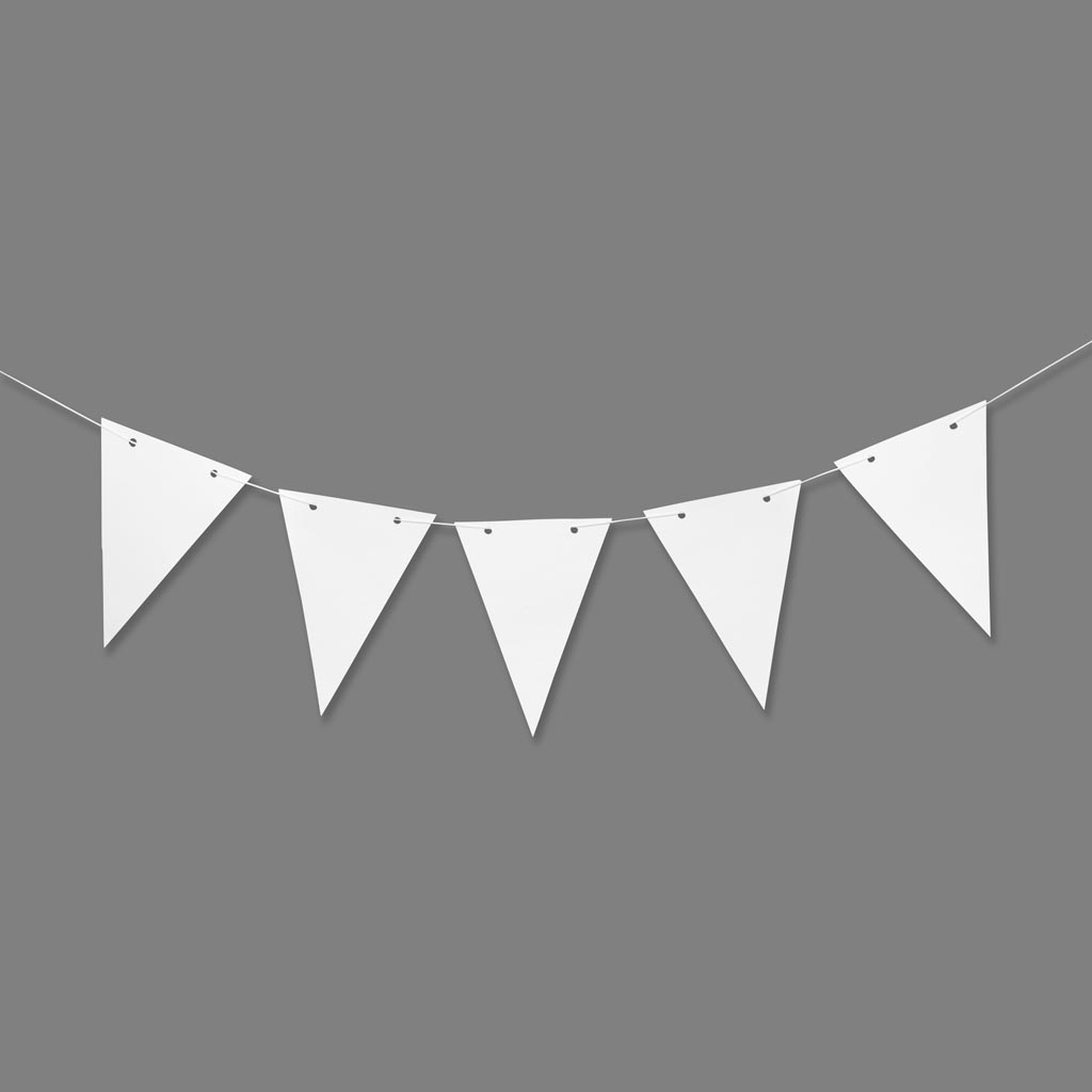 Flagg Creativ Company Hvit 20x14,5 cm 300 g 10 stk/1 Pk