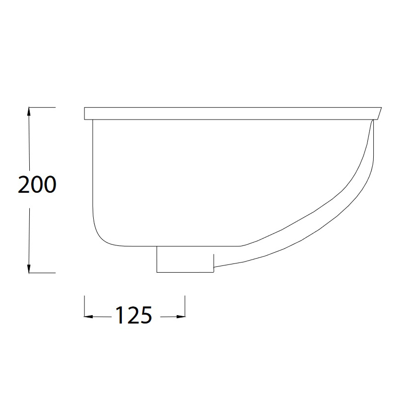 Vaskeservant Lavabo Tea