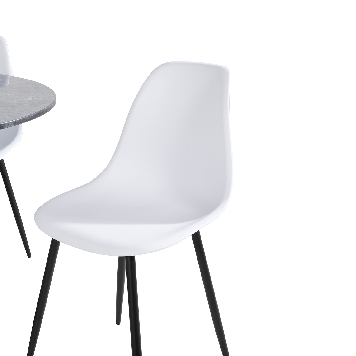 Spisegruppe Venture Home Estelle med 4 Pop Stoler