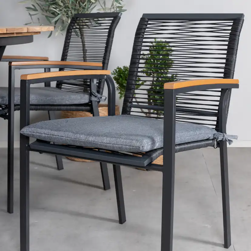 Spisegruppe Venture Home Meya med 6 Douglas Spisestoler