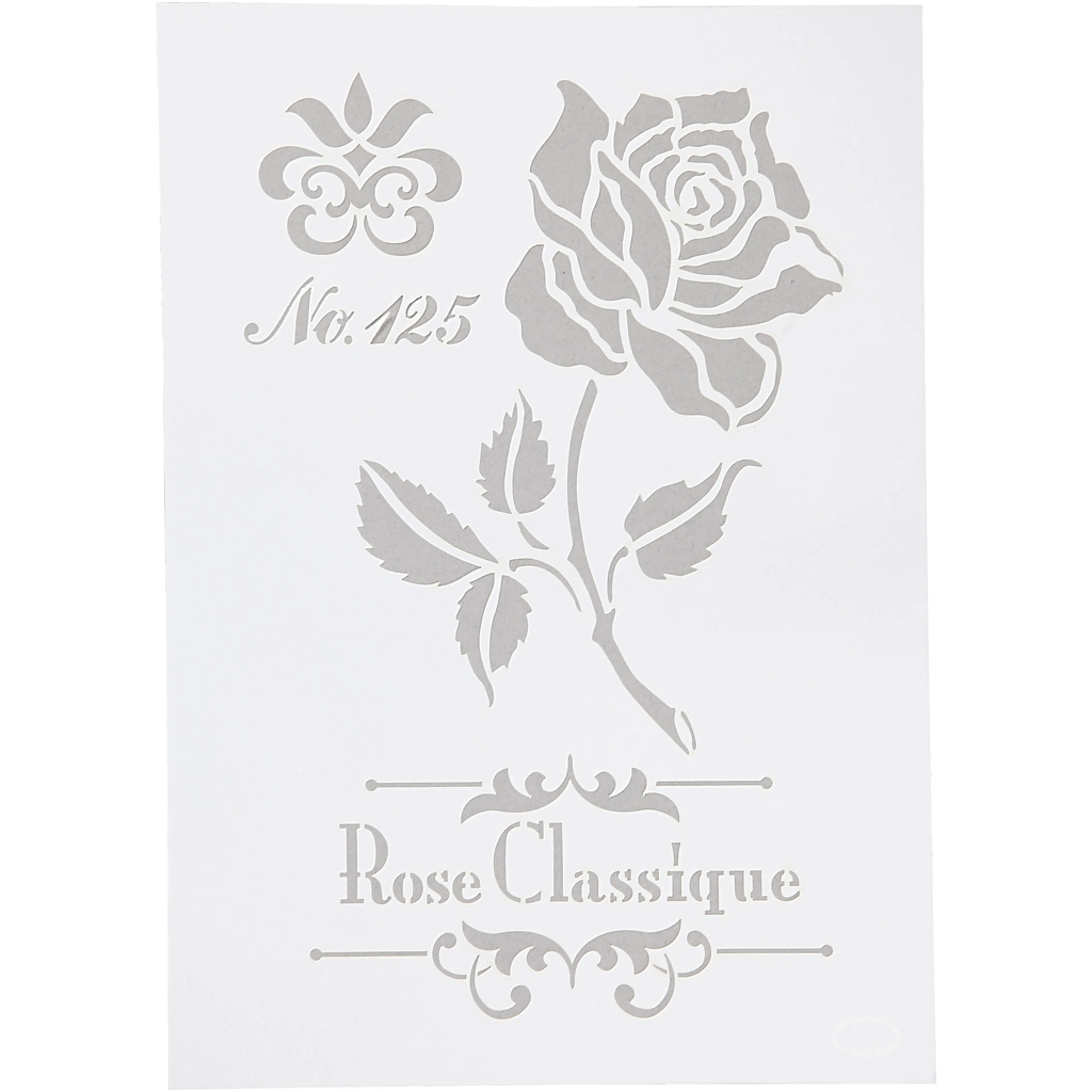 Sjablong Creativ Company Stensil Rose A4 210x297 mm 1 stk