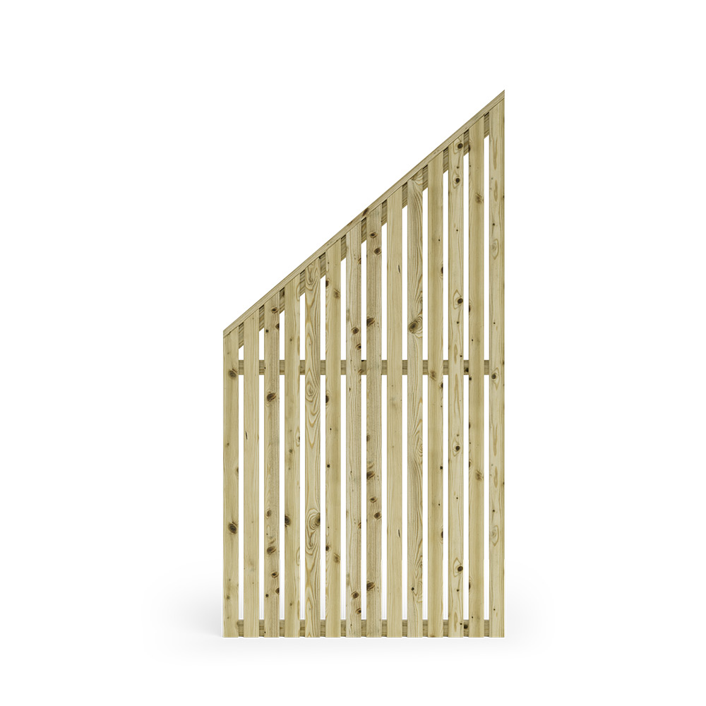 Levegg Jabo Vertikal 3 Trykkimpregnert Gran 81,5x159/89 cm Venstre FSC (B)