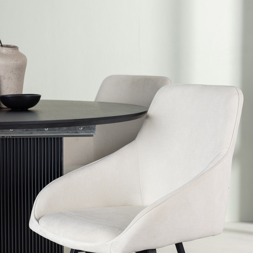 Spisegruppe Venture Home Matilda med 4 Rosie Stoler