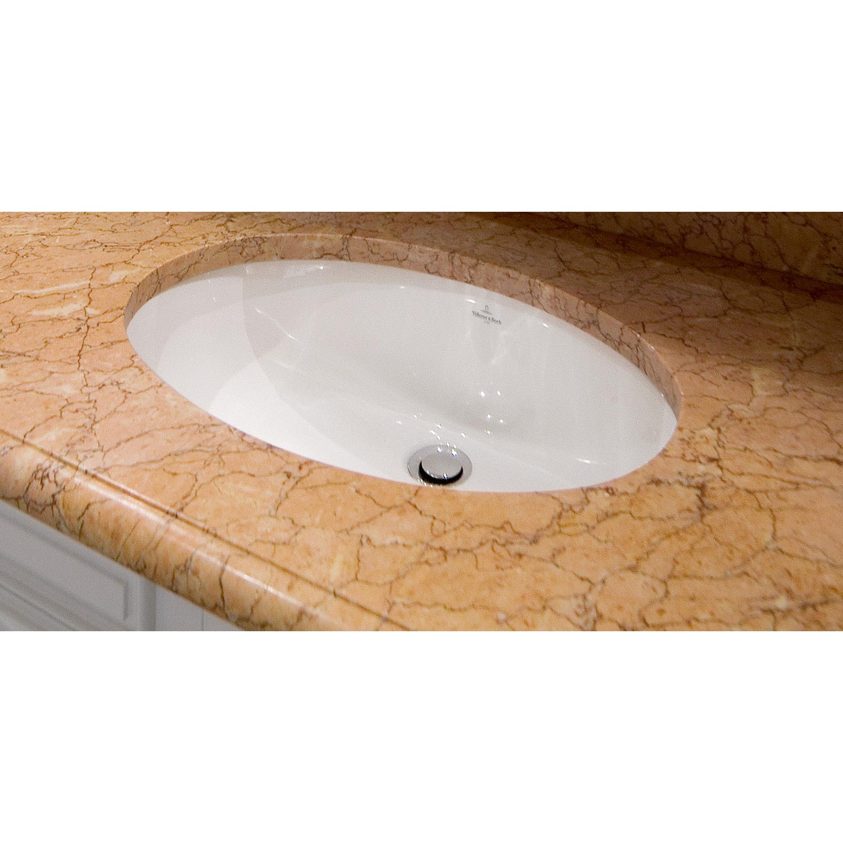Tvättställ villeroy & Boch Evana 614700R1 Vit Alpin CeramicPlus, 500 mm