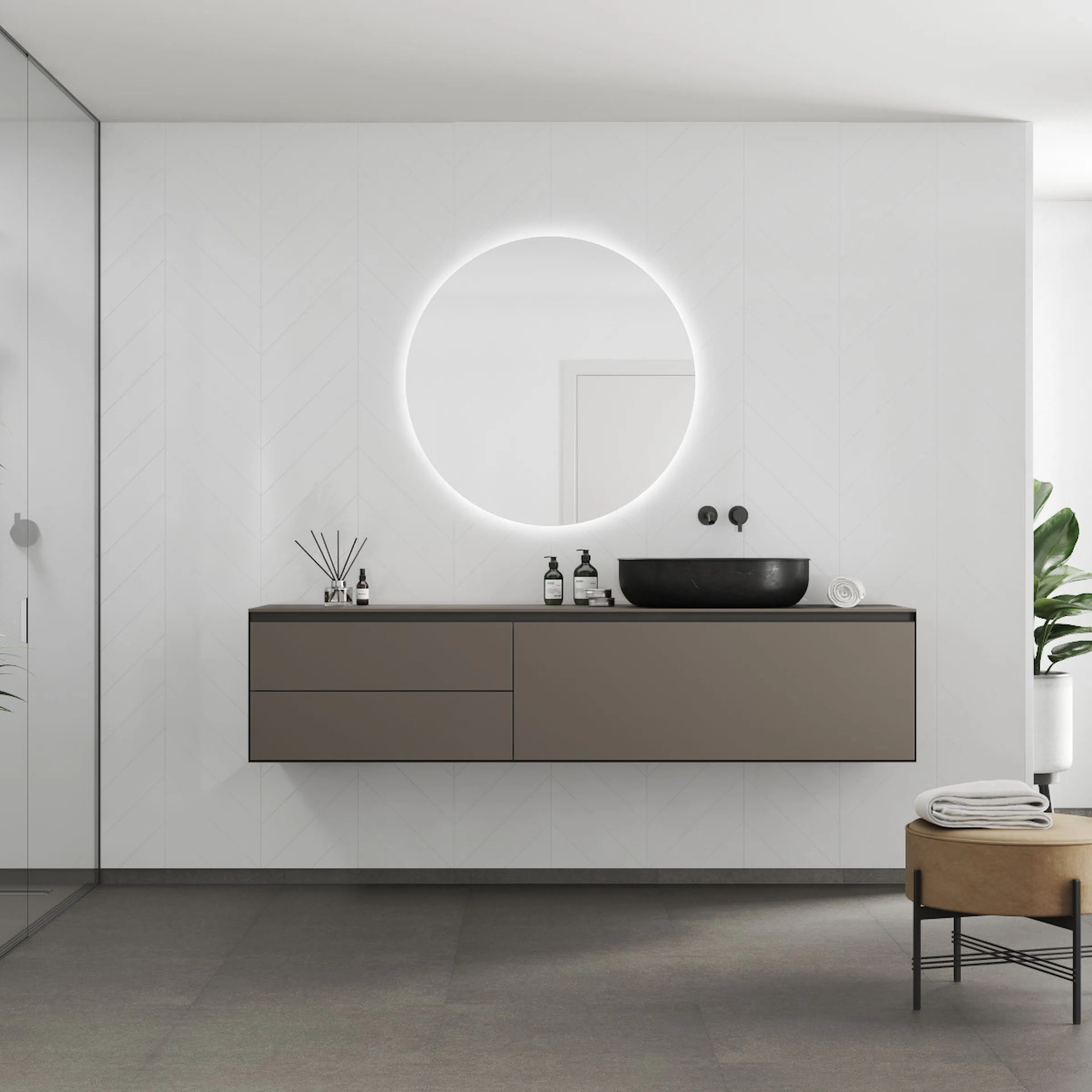 Baderomspanel Fibo 5091 M78 Athen White
