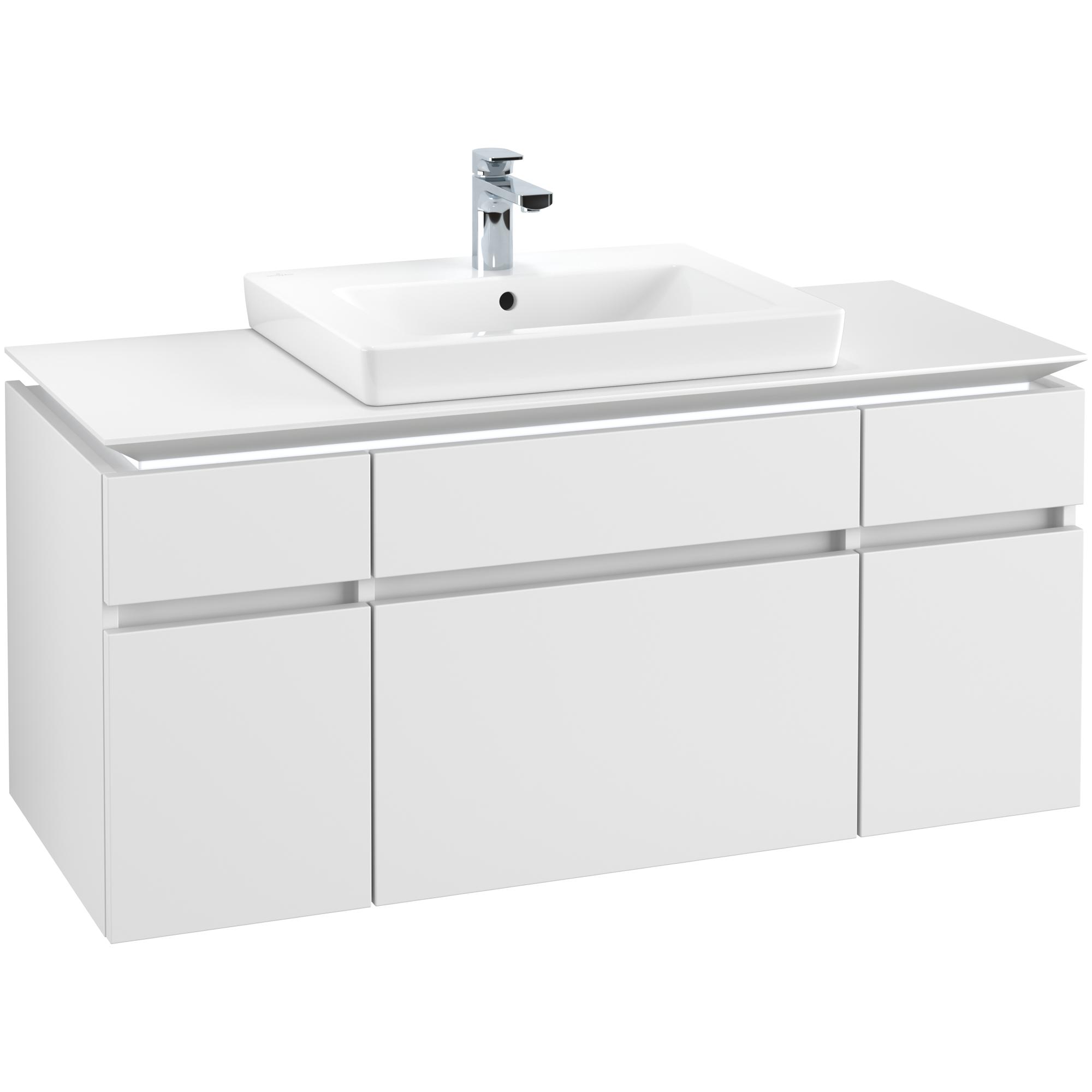 Tvättställsskåp Villeroy & Boch Legato med 5 Lådor för Tvättställ
