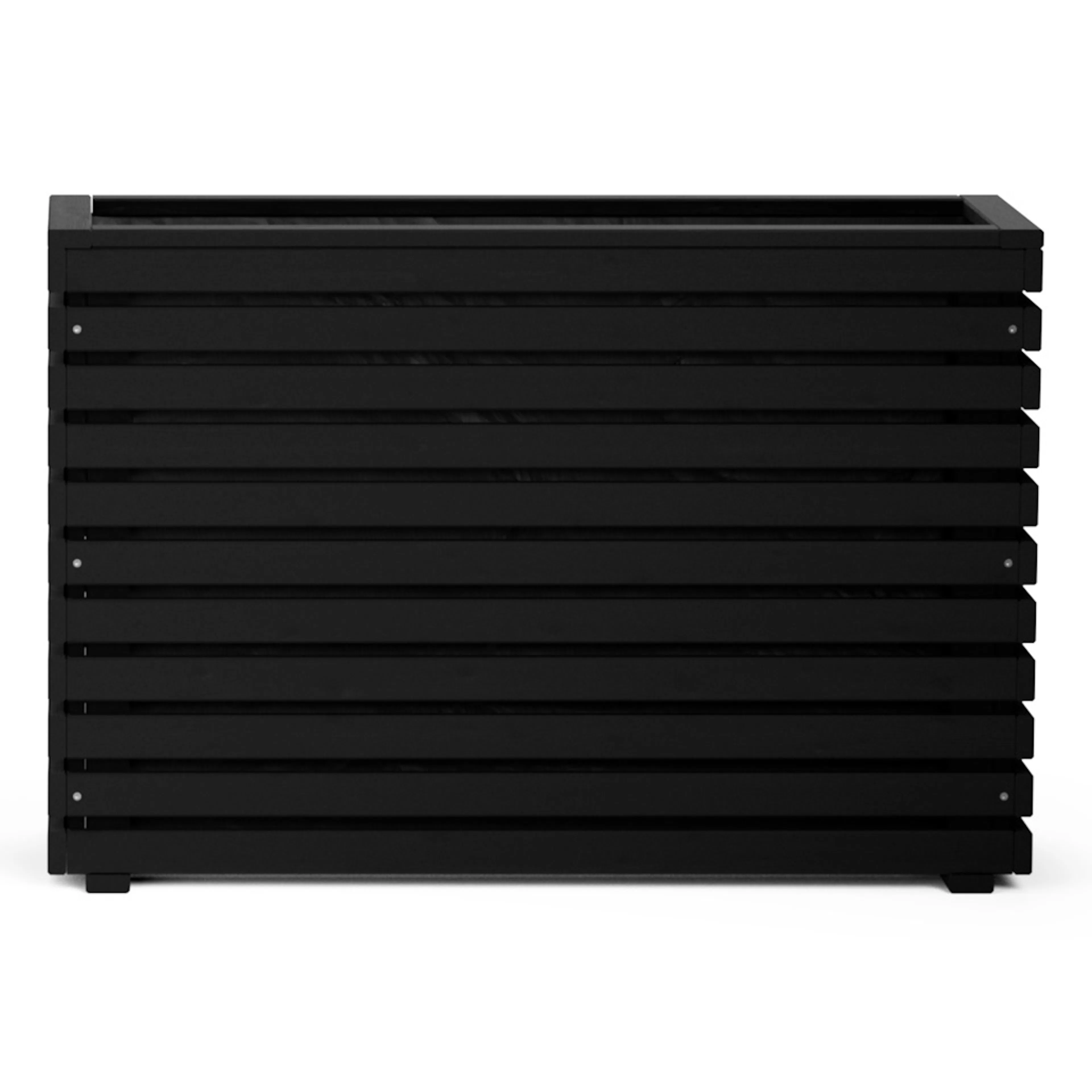 Planteringslåda Horizont 3 Svart 35x100x70cm FSC (B) Sort