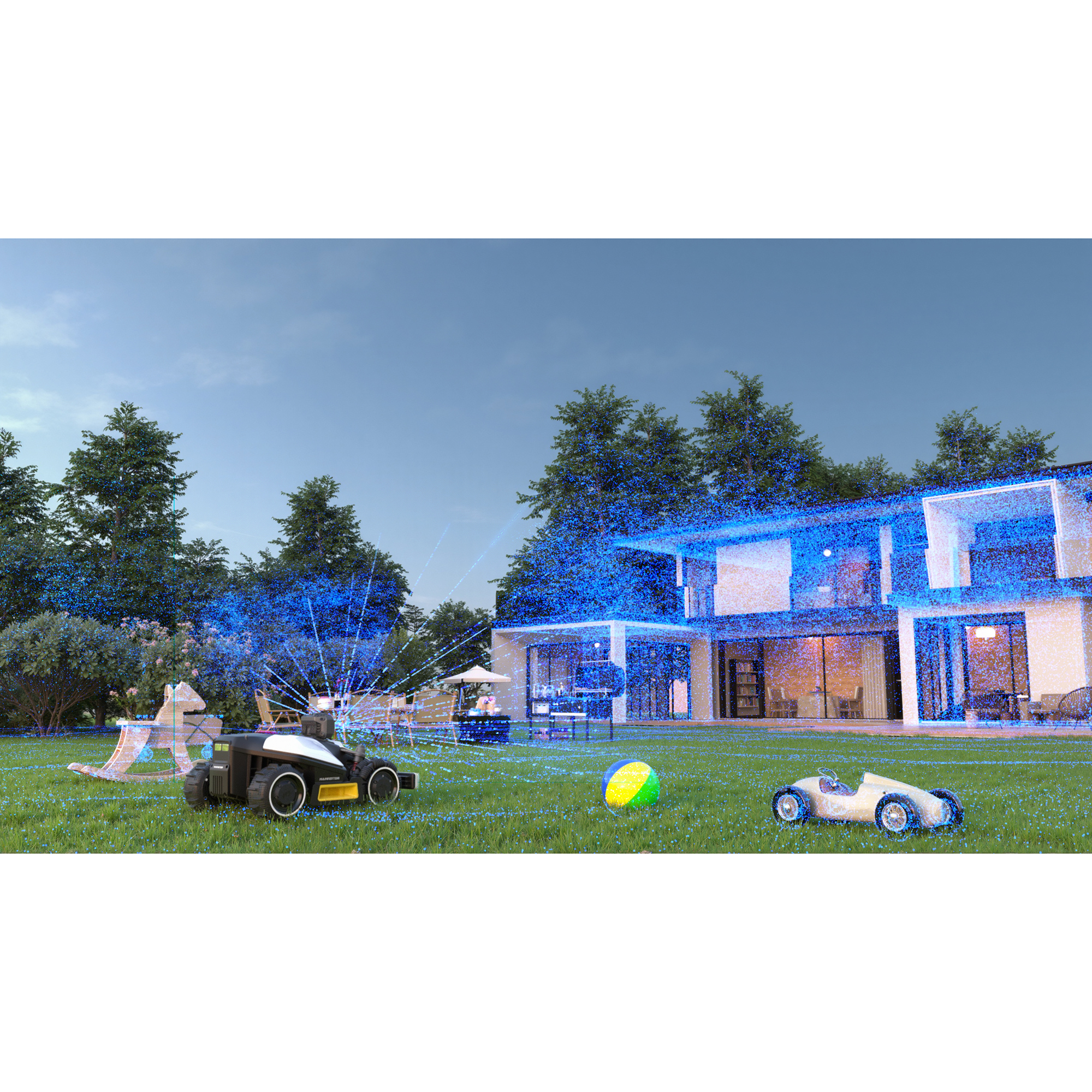 Robotgressklipper Mammotion LUBA Mini AWD 1500 LiDAR Uten Slynge