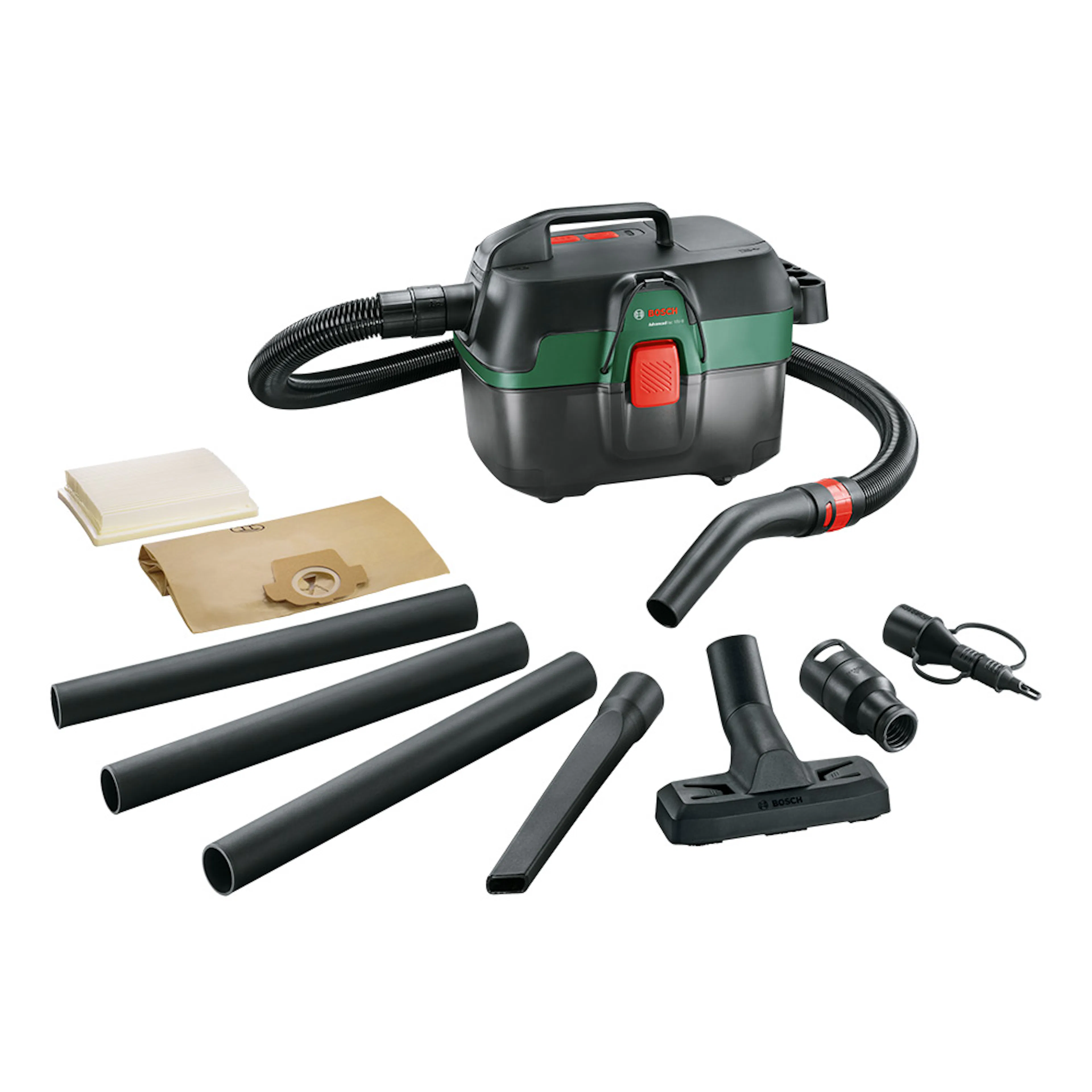 Industriell støvsuger Bosch Power Tools AdvancedVac 18V-8 Våt-/Tørrsuger 8L med Blåsefunksjon