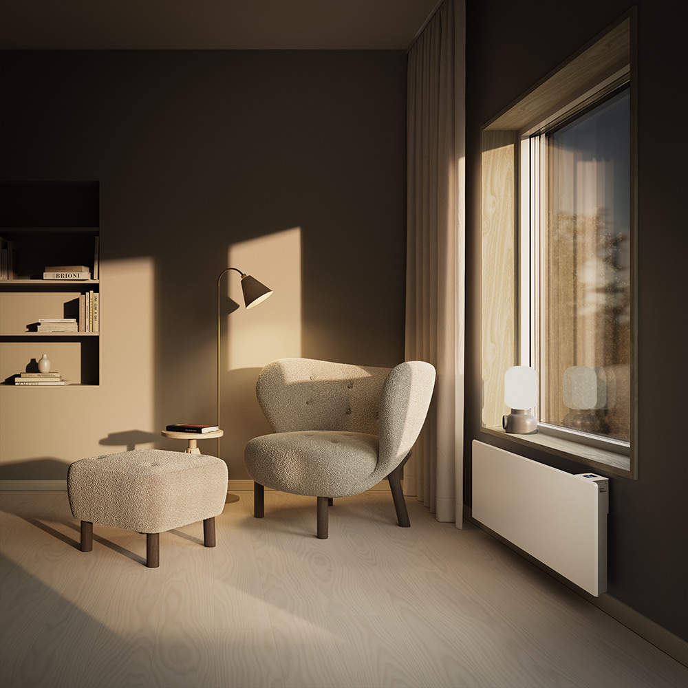 Panelovn Ebeco Wallflex 500 WiFi Klar