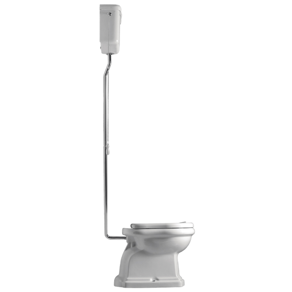 Toalett Lavabo Retro HIGH P-lås