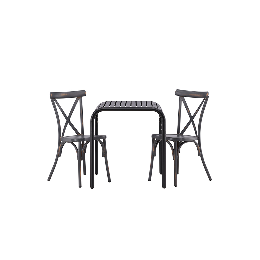 Cafégruppe Venture Home Borneo Bord med 2 Tablas Stoler