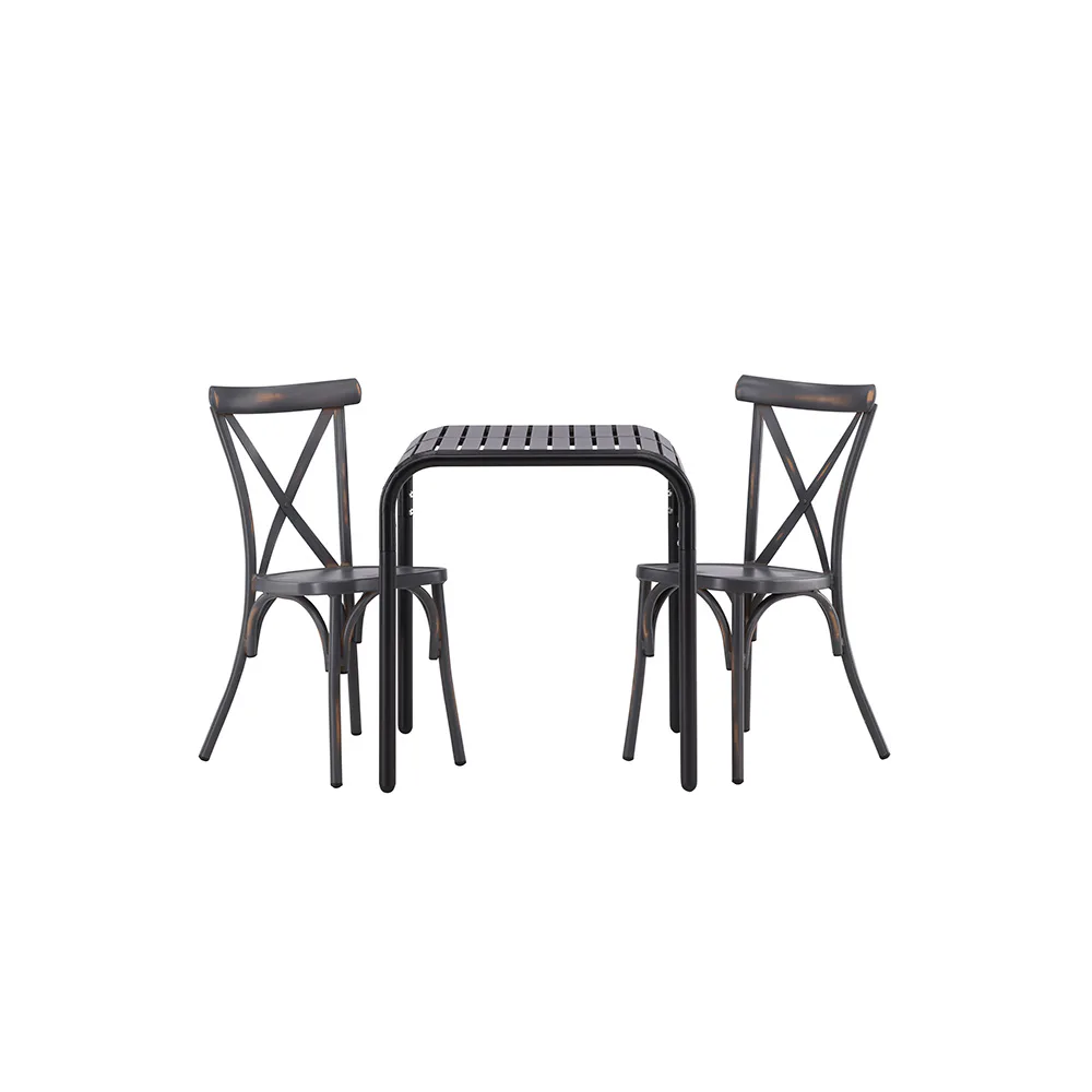 Cafégruppe Venture Home Borneo Bord med 2 Tablas Stoler