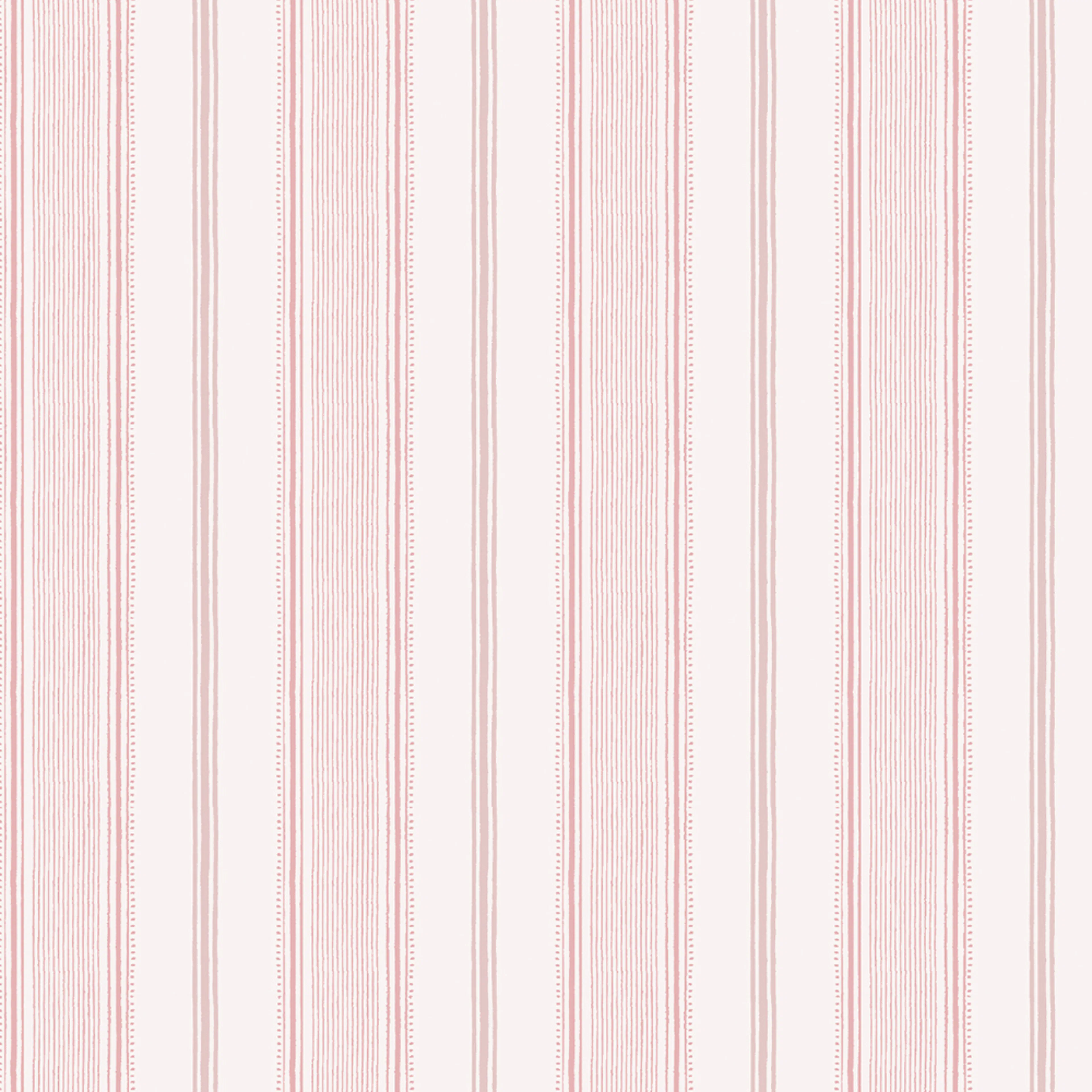 Tapet Laura Ashley Heacham Stripe Rosa