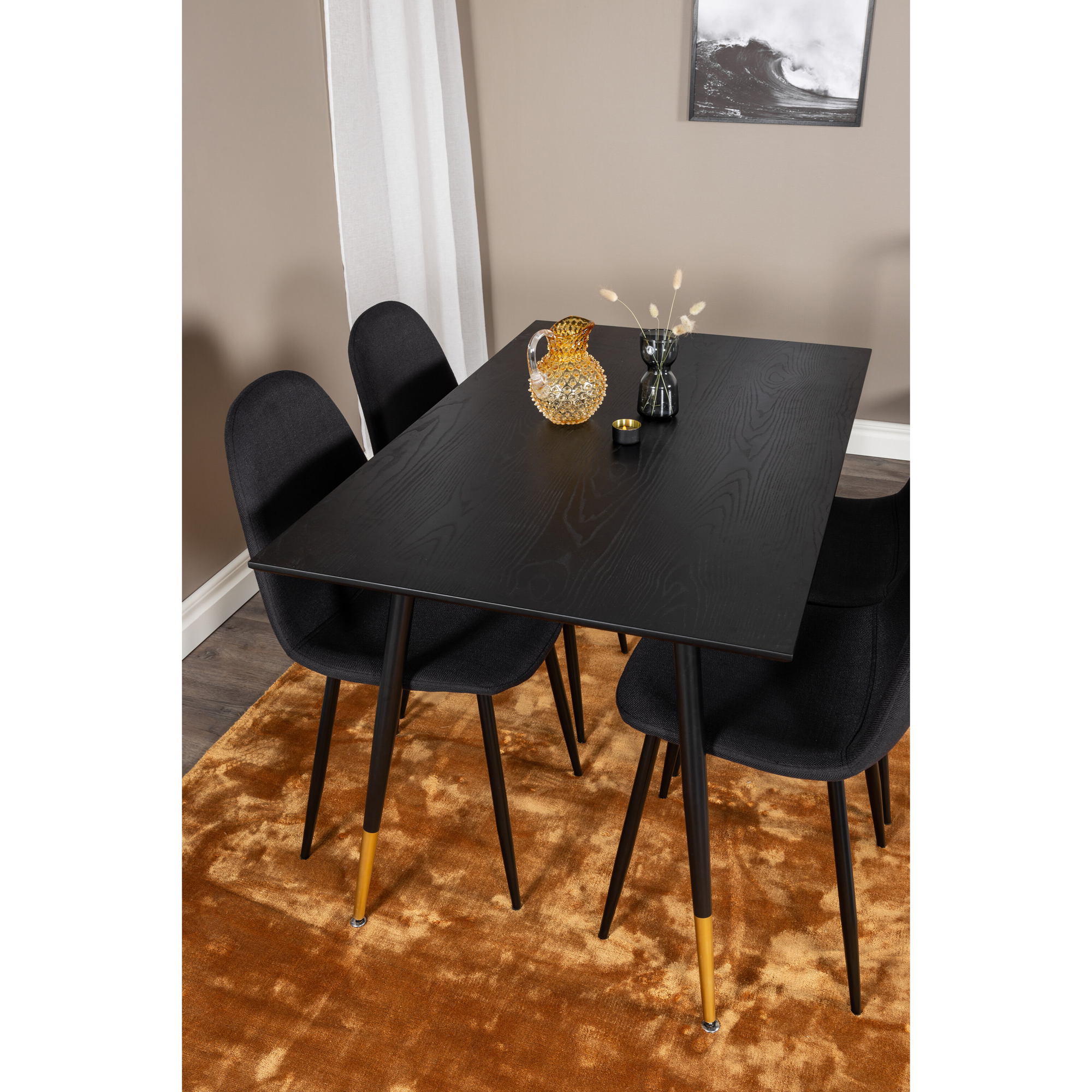 Spisegruppe Venture Home Dipp med 4 Polar Stoler